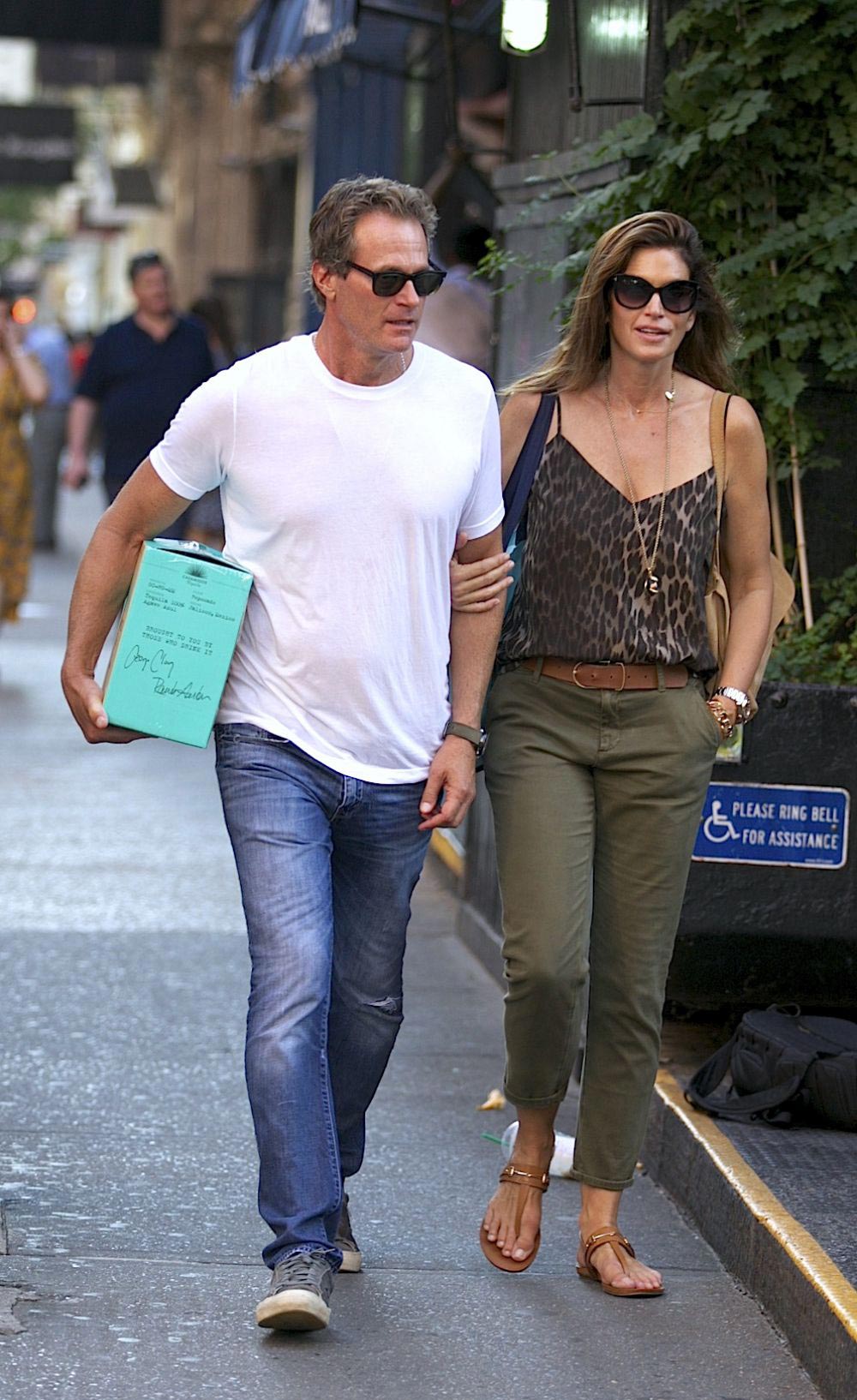 Cindy Crawford and Rande Gerber Out in New York 2018/09/03