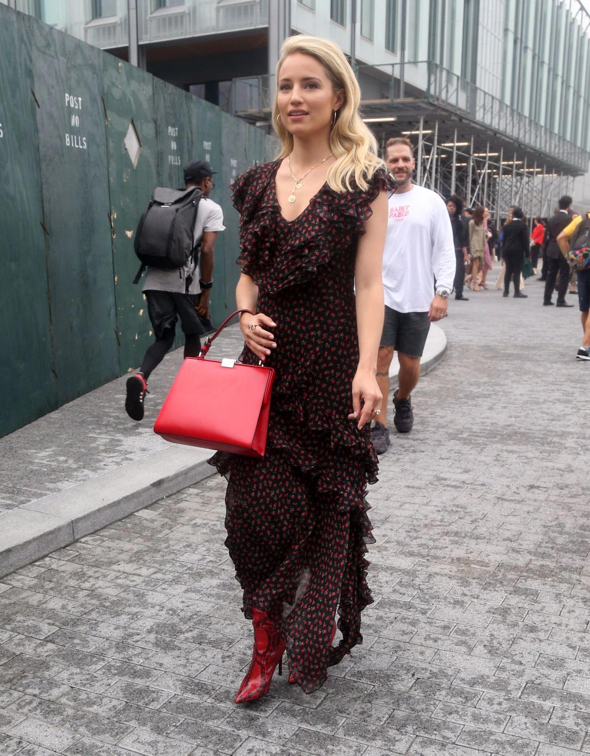 Dianna Agron Out at New York Fashion Week 2018/09/12