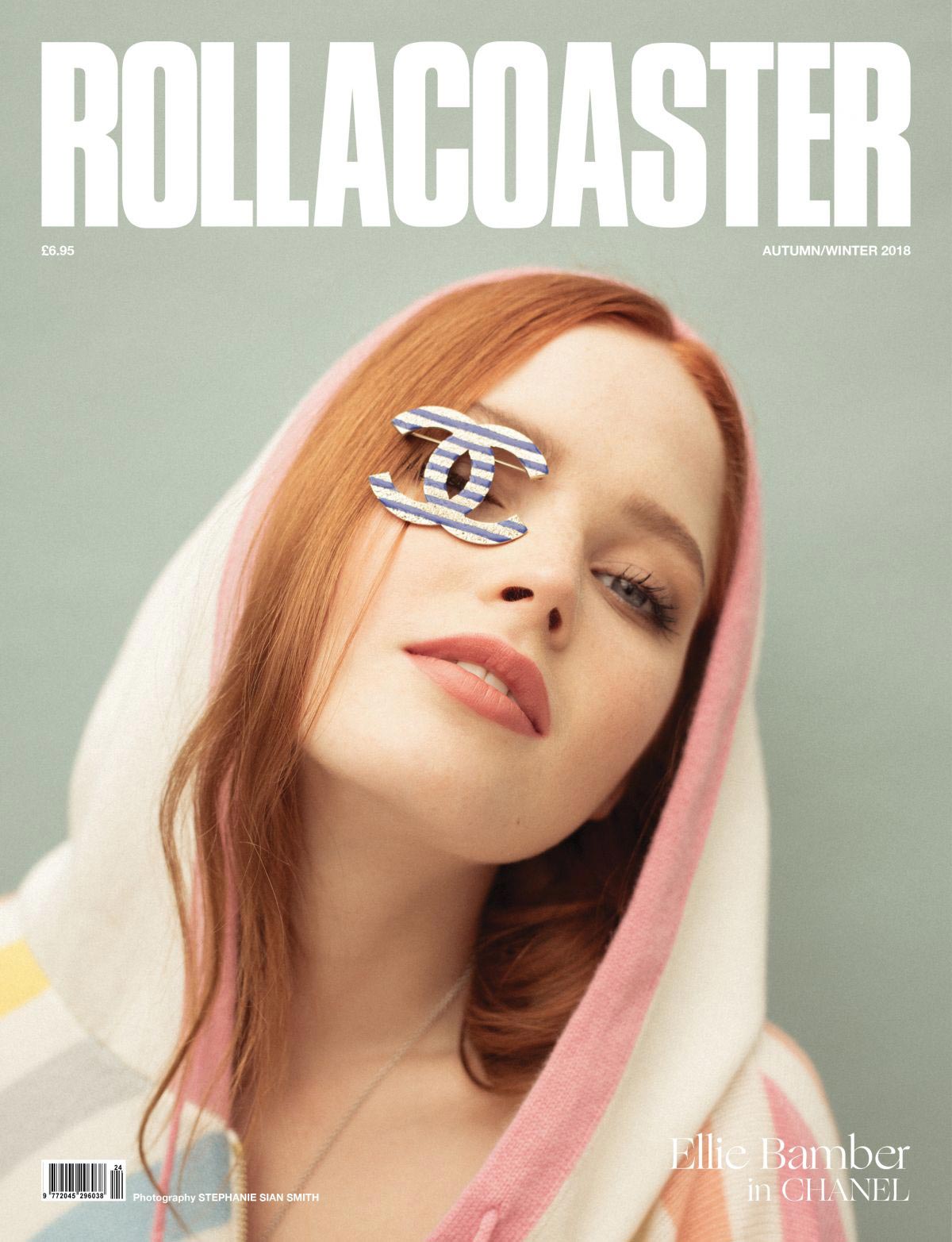 Ellie Bamber on The Cover of Roller Coaster Autumn Winter 2018