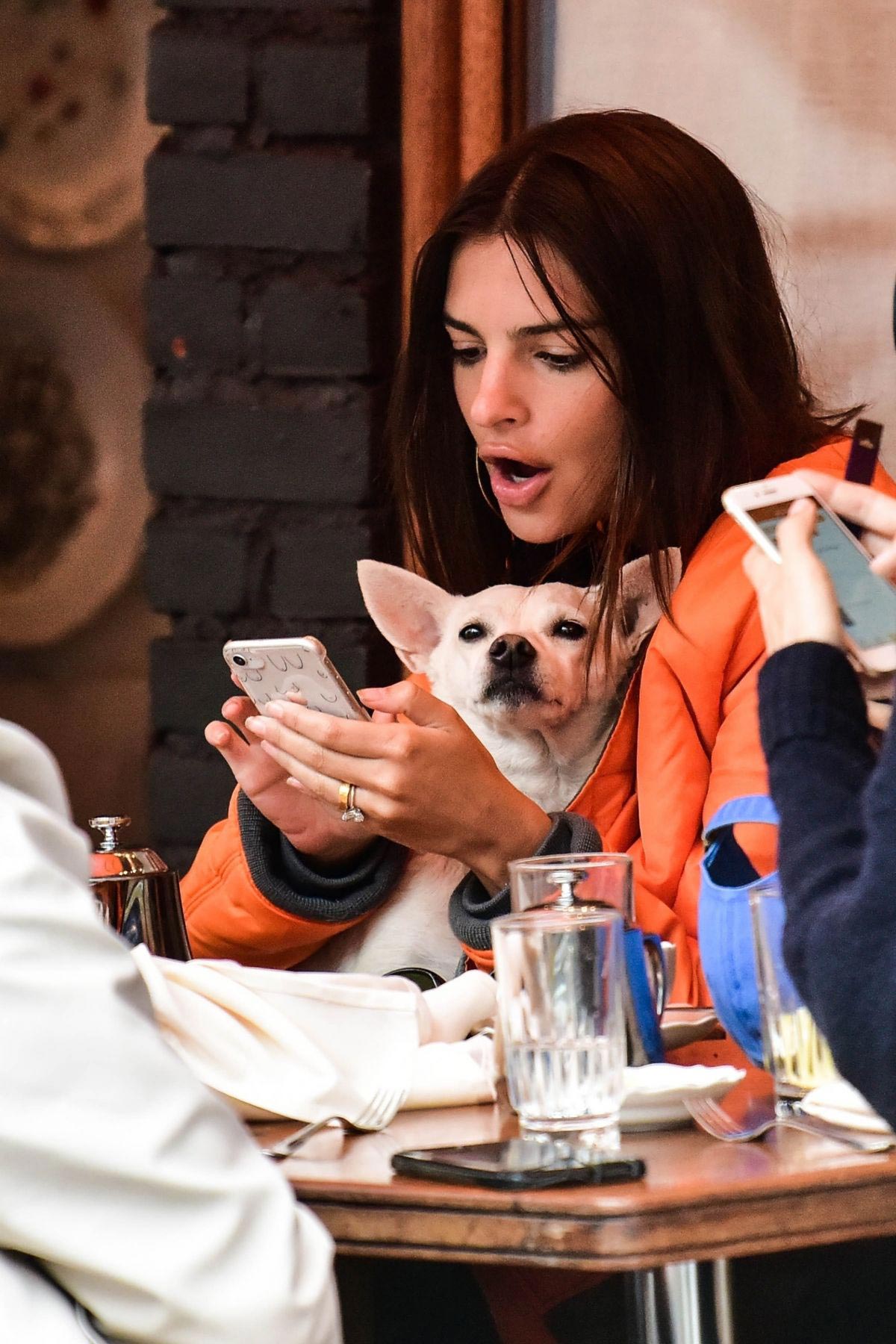 Emily Ratajkowski Out for Lunch with Friend in New York 2018/09/10