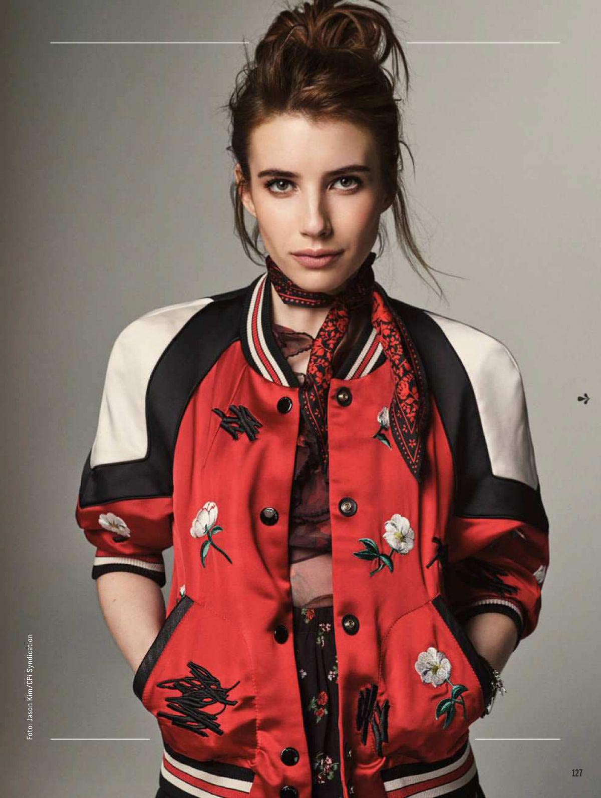 Emma Roberts in Glamour Magazine, Germany October 2018