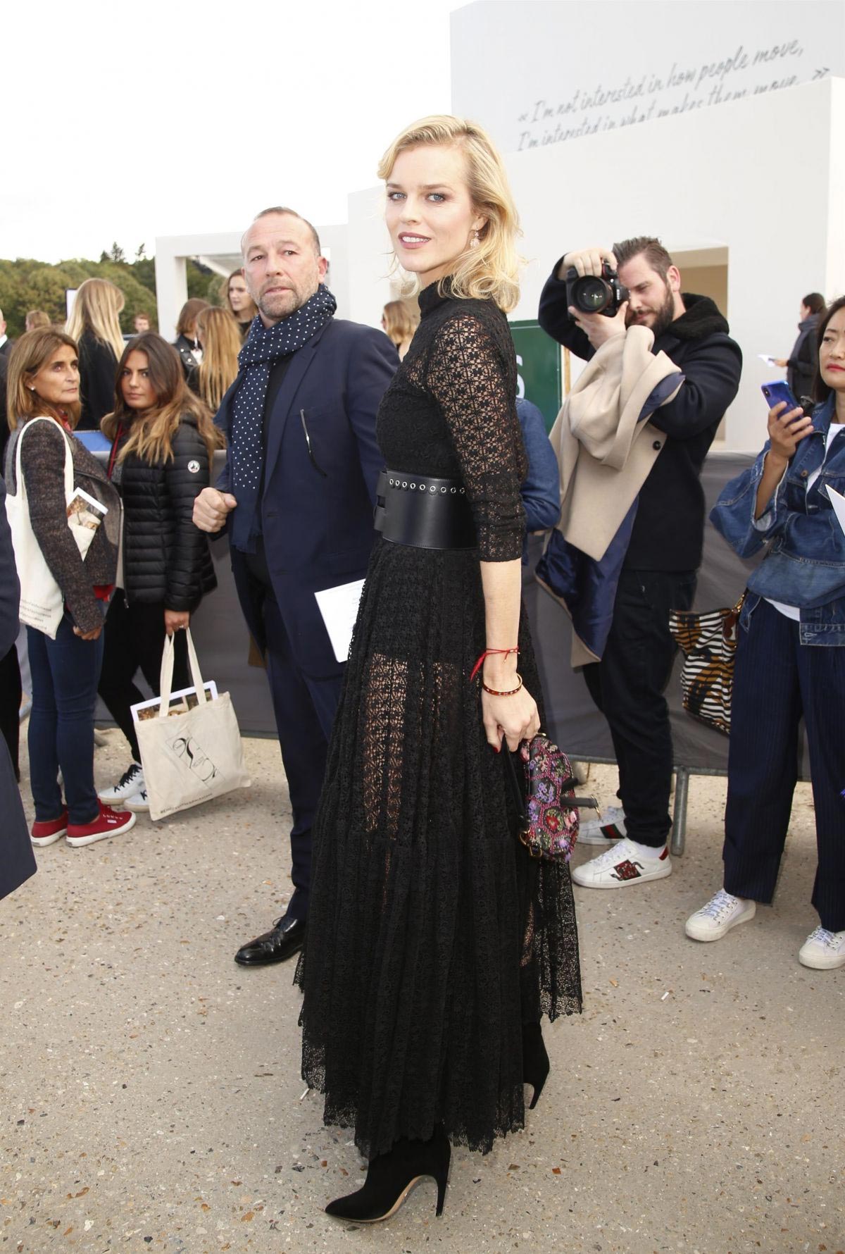 Eva Herzigova at Christian Dior Show at Paris Fashion Week 2018/09/24