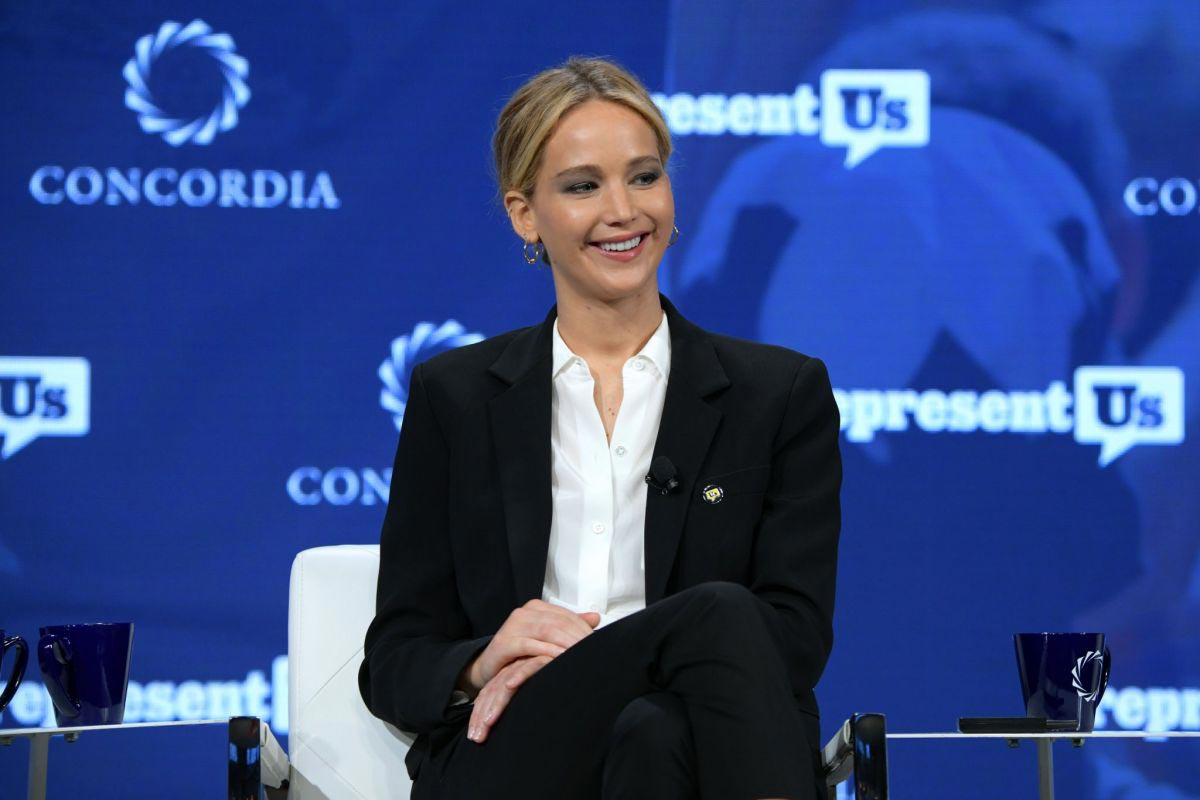 Jennifer Lawrence Speaks at 2018 Concordia Annual Summit in New York 2018/09/25