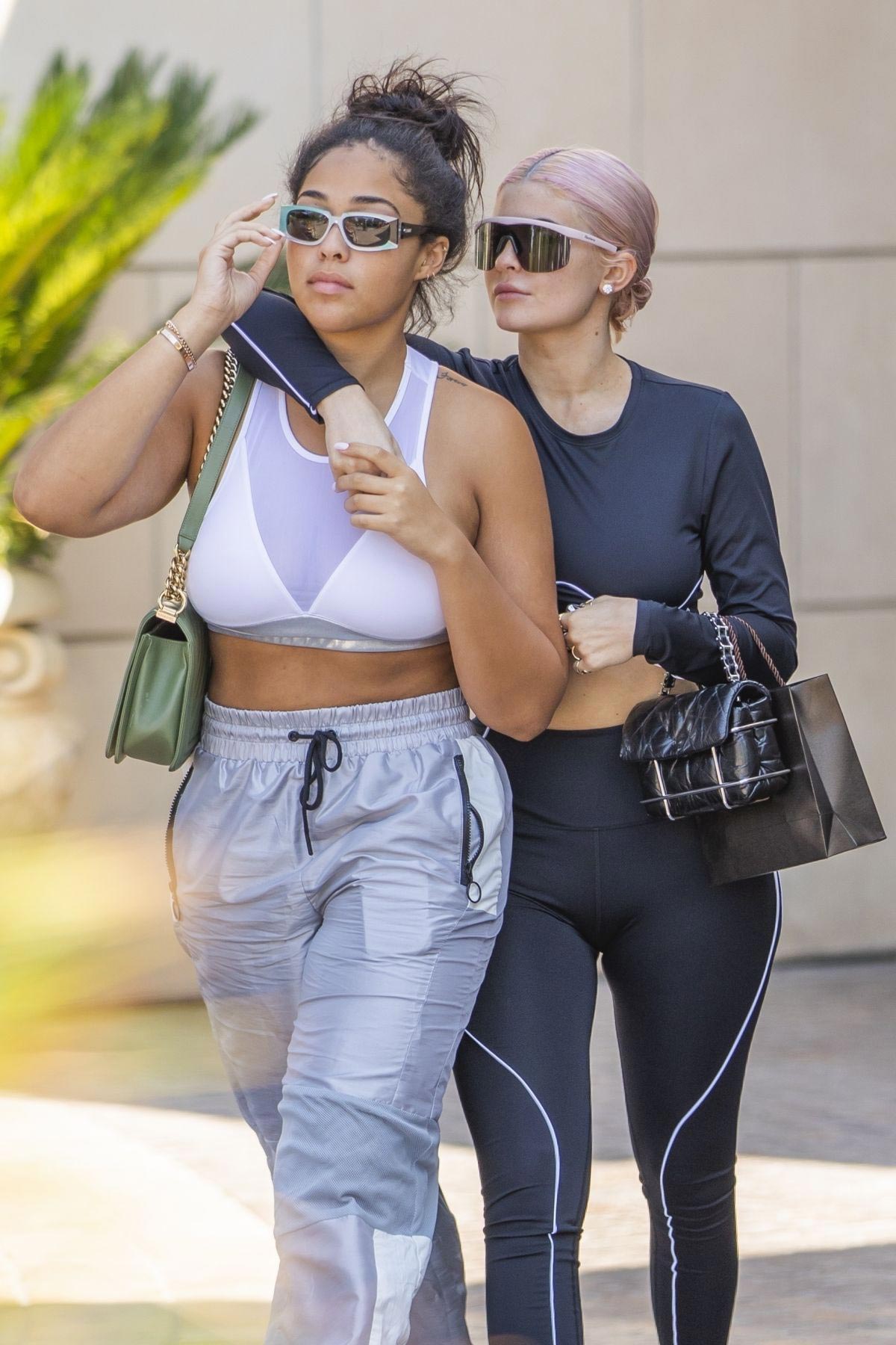 Kylie Jenner and Jordyn Woods Out Shopping in Calabasas 2018/09/24