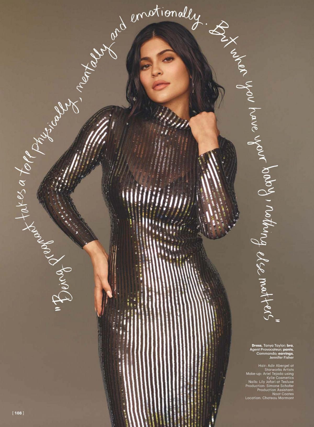 Kylie Jenner for Glamour Magazine, UK Autumn/Winter 2018