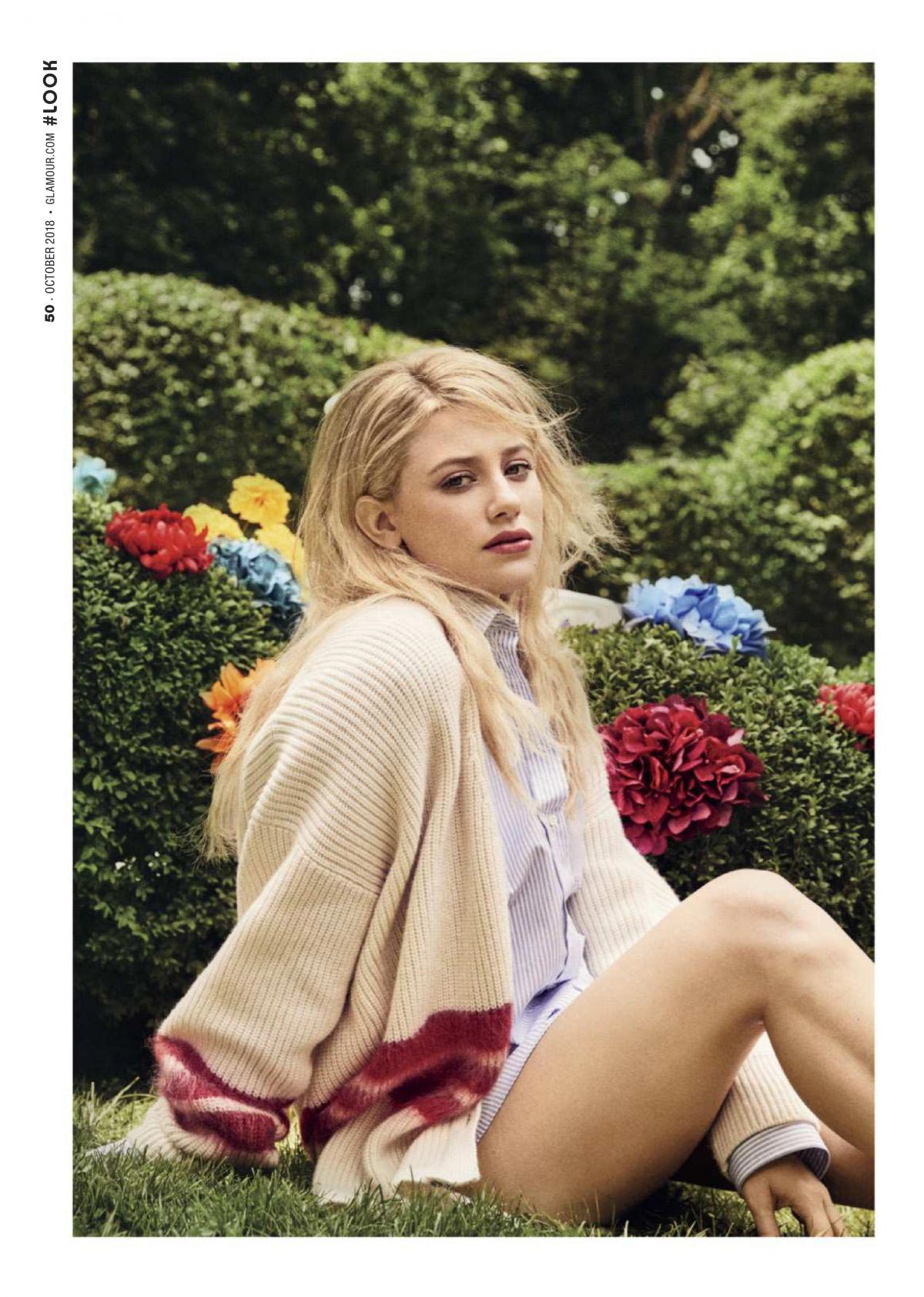 Lili Reinhart in Glamour Magazine, October 2018