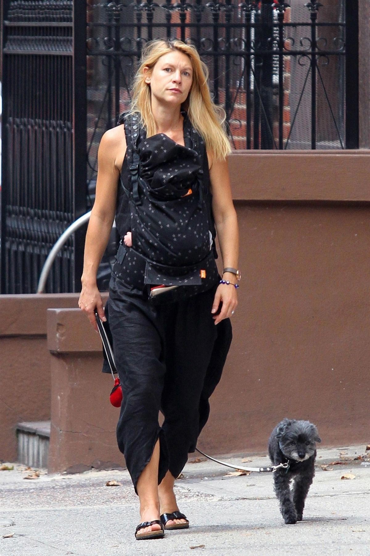 Pregnant Claire Danes Out with Her Dog in New York 2018/09/05