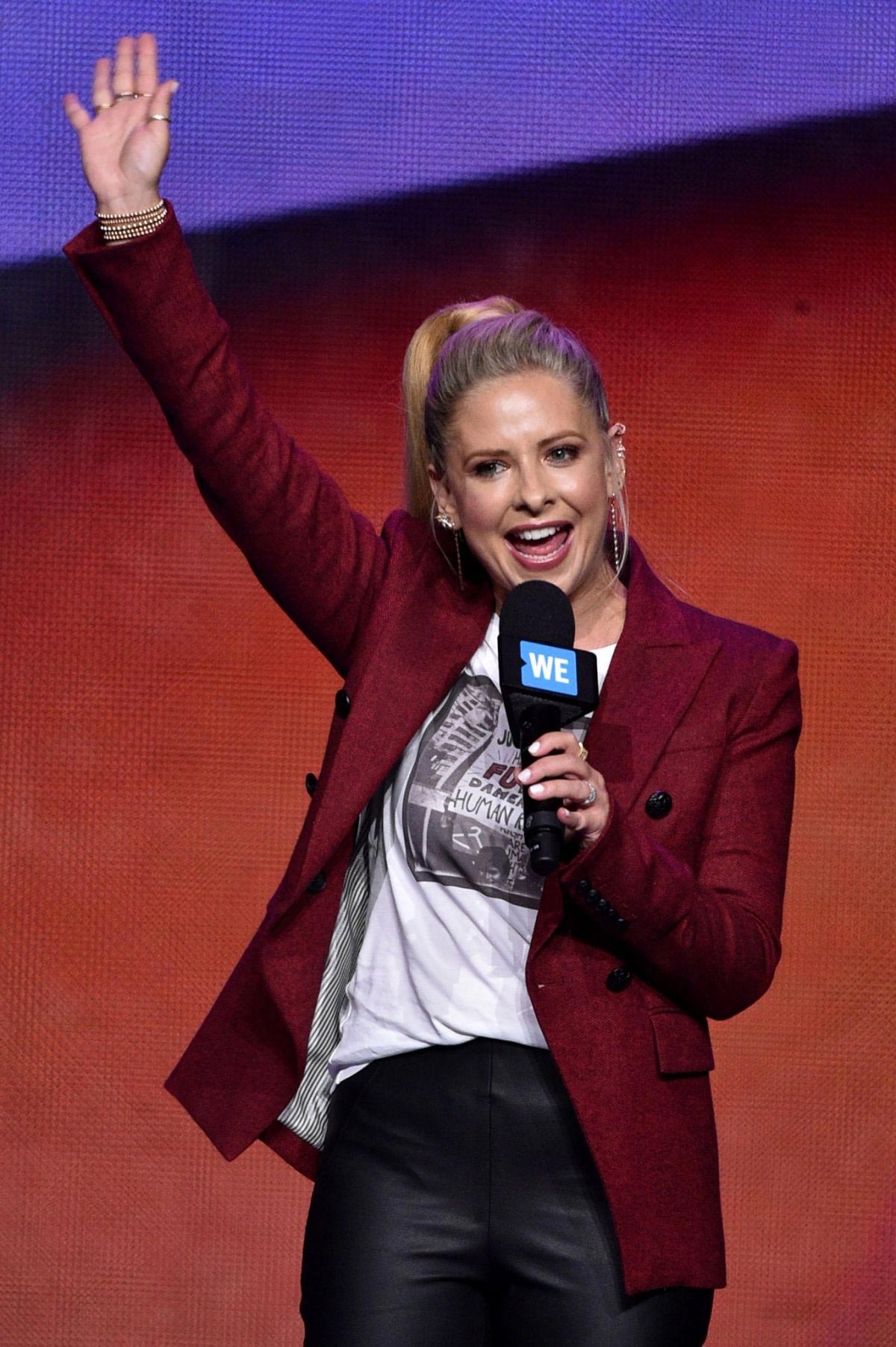 Sarah Michelle Gellar at We Day UN 2018 in New York 2018/09/26