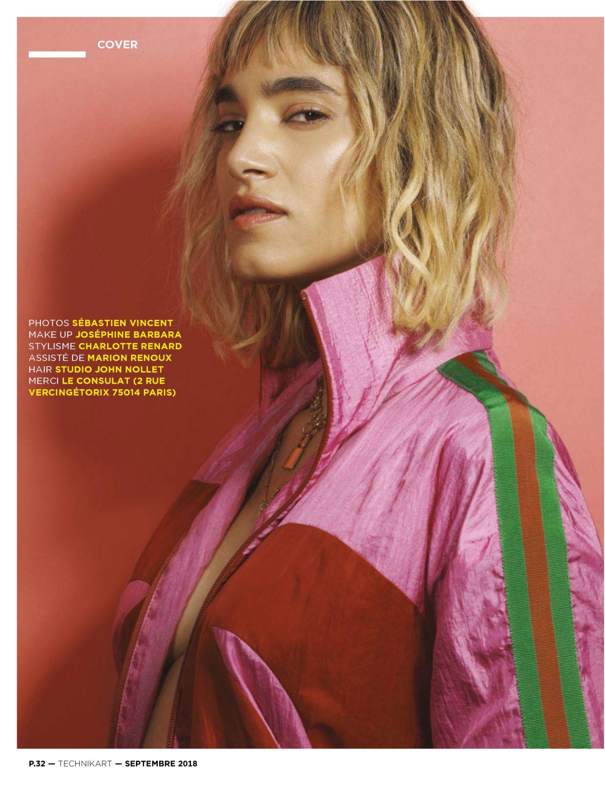 Sofia Boutella in Technikart Magazine, September 2018