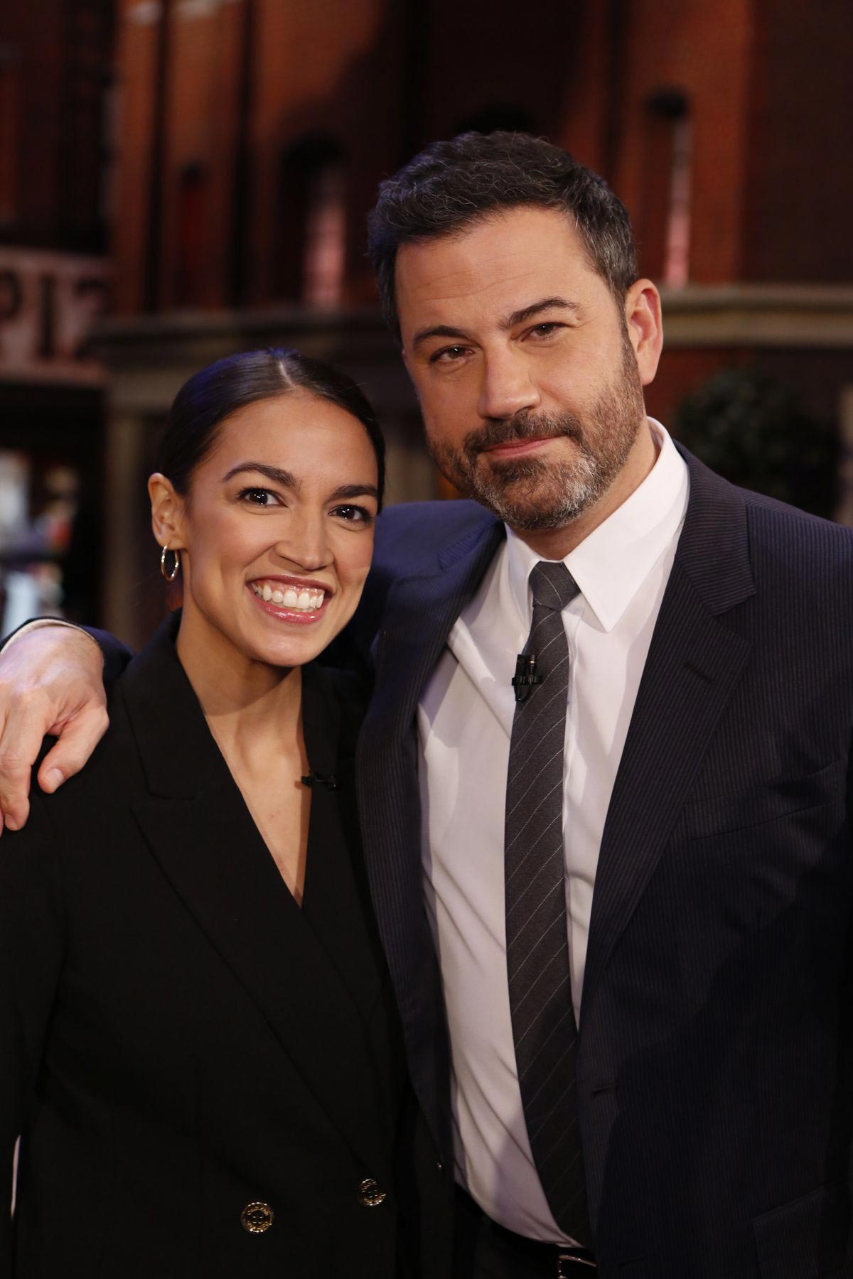 Alexandria Ocasio-Cortez at Jimmy Kimmel Live 2018/10/17