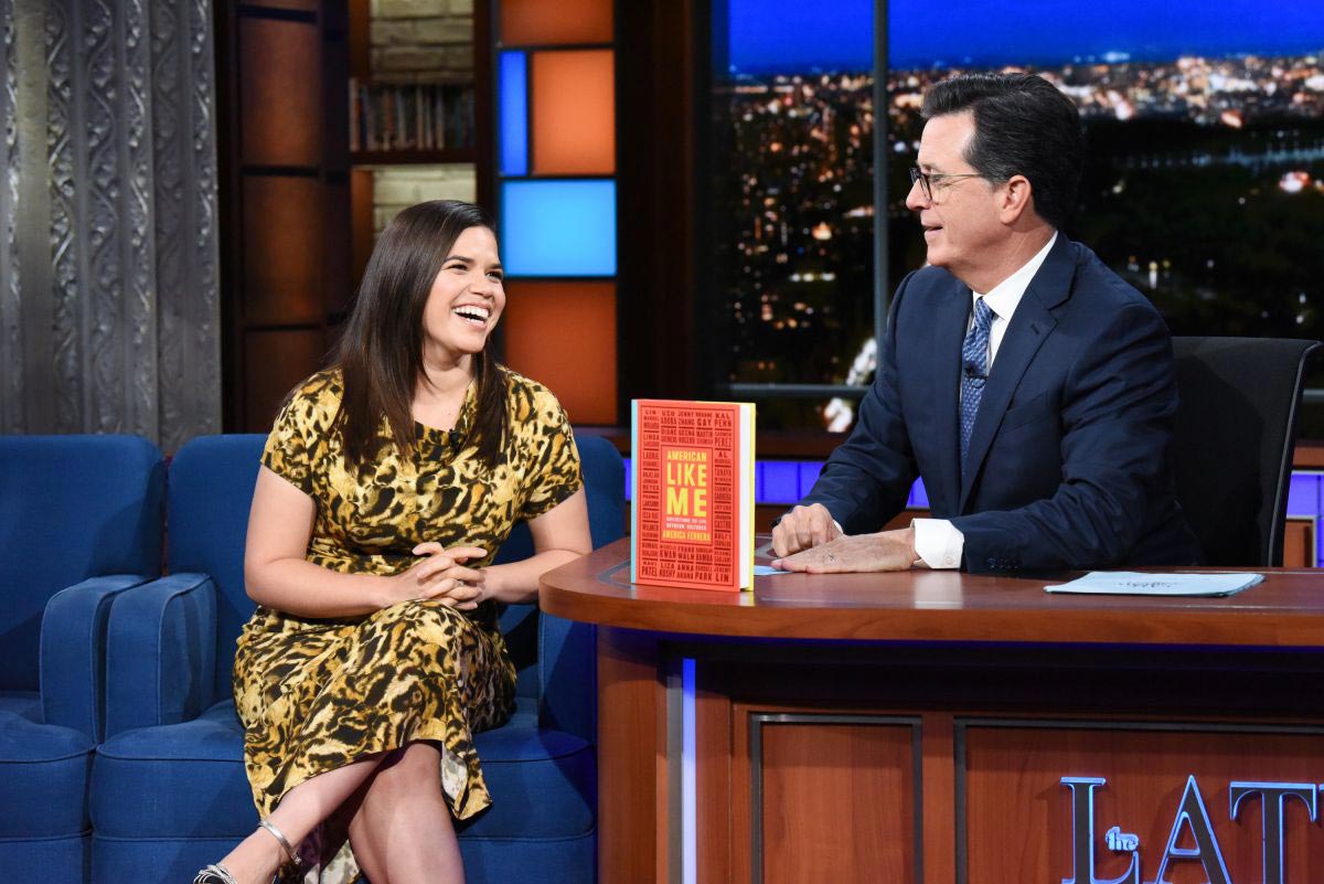 America Ferrera at Late Show with Stephen Colbert 2018/09/25