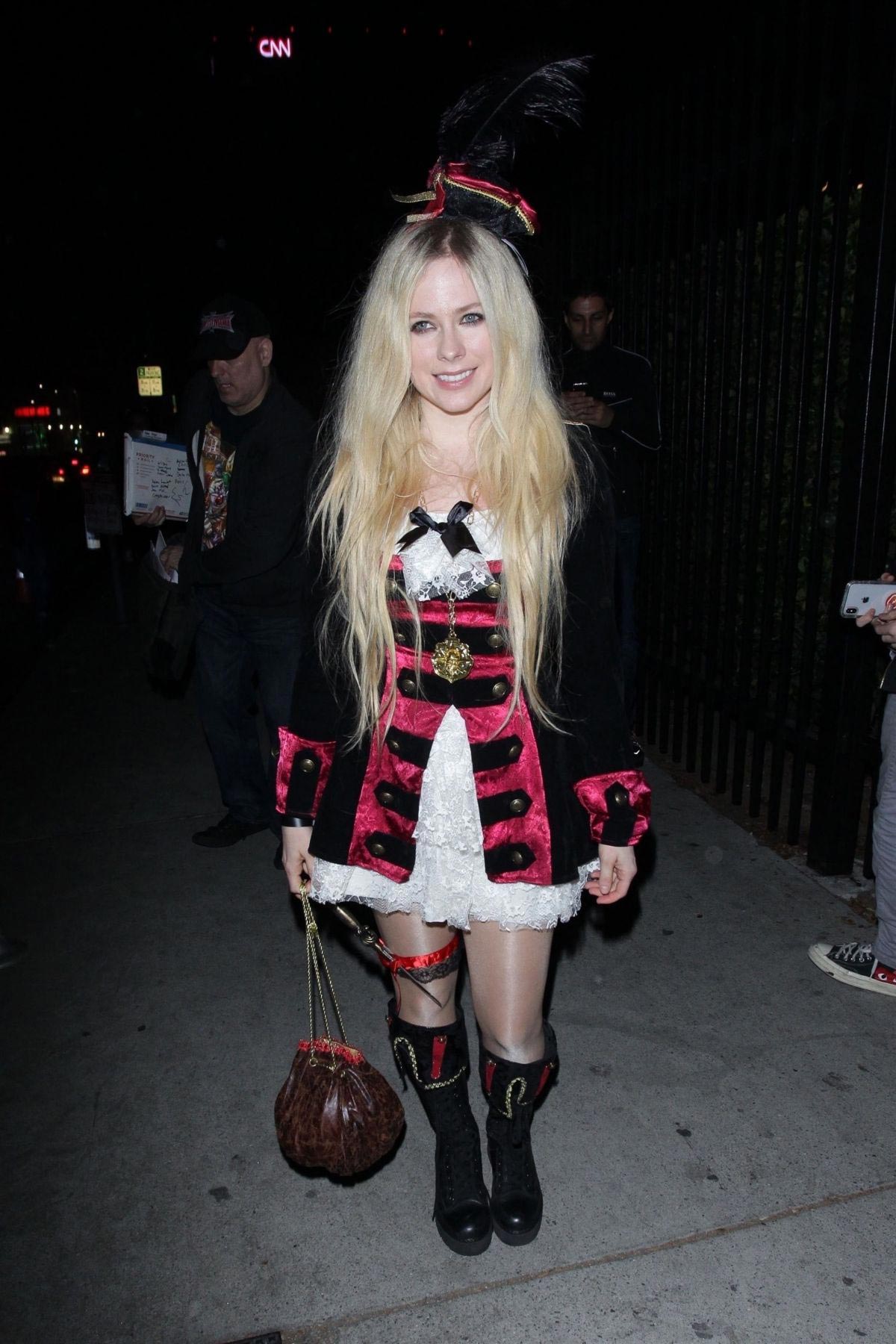 Avril Lavigne at Halloween Party in West Hollywood 2018/10/27