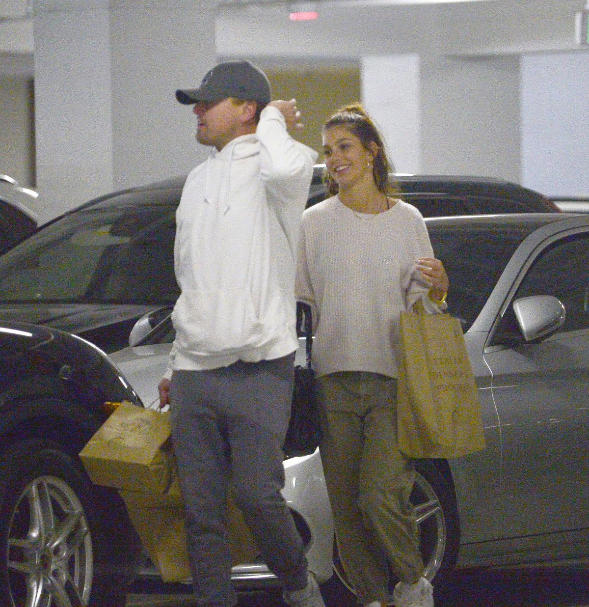 Camila Morrone and Leonardo DiCaprio Out in Century City 2018/10/16