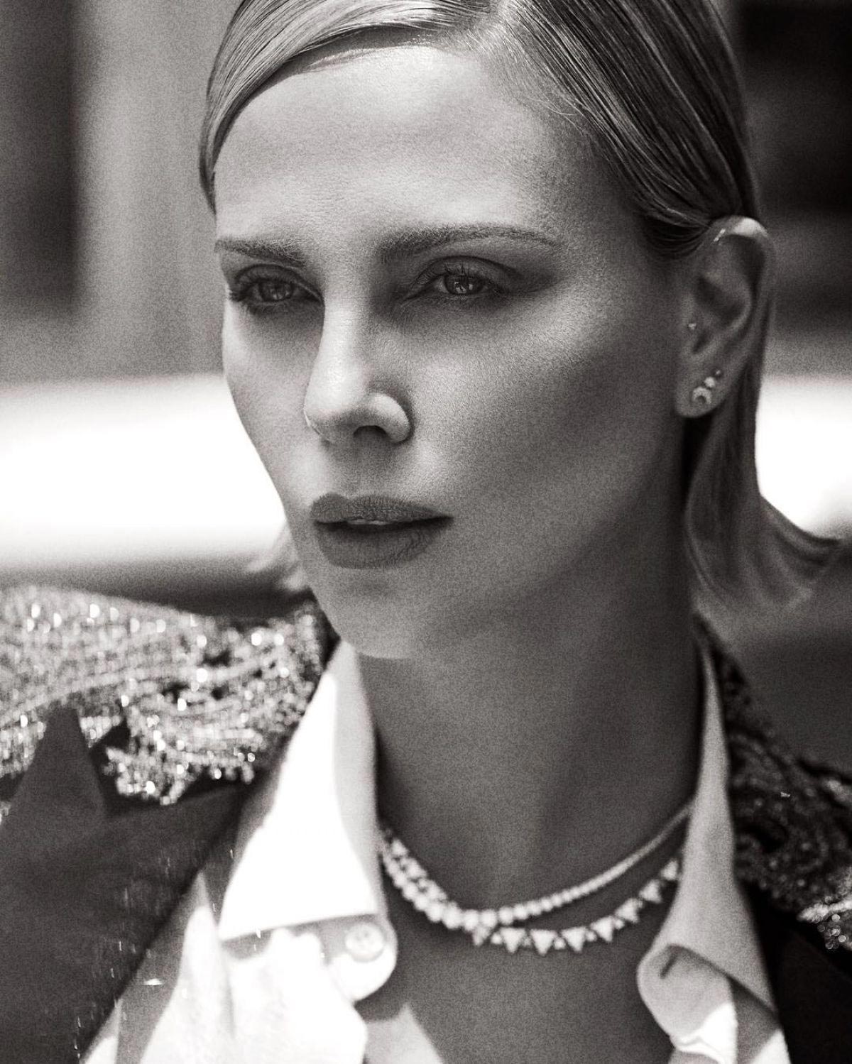 Charlize Theron in Elle Magazine, November 2018