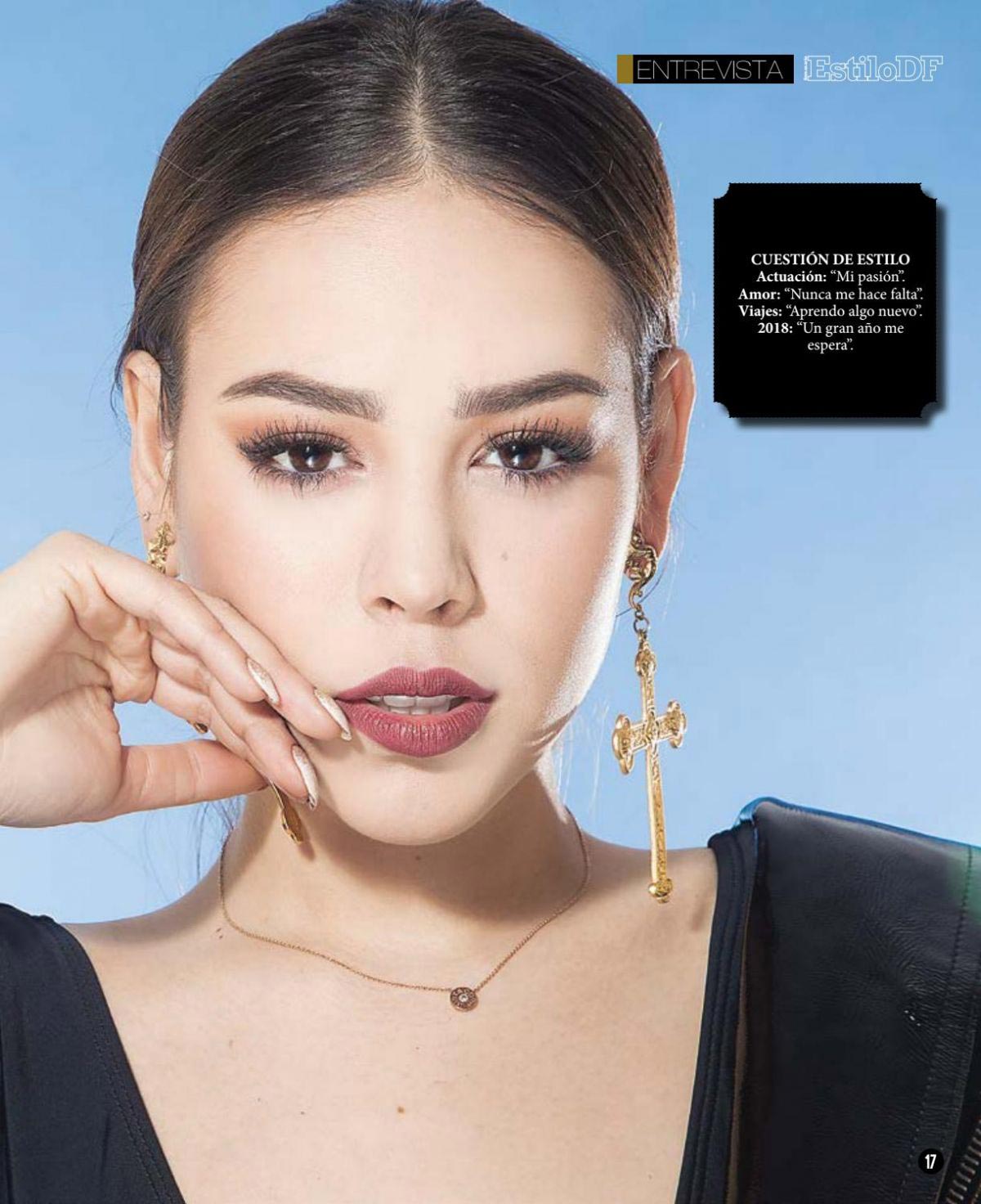 Danna Paola in Estilo DF Magazine, Mexico 2018