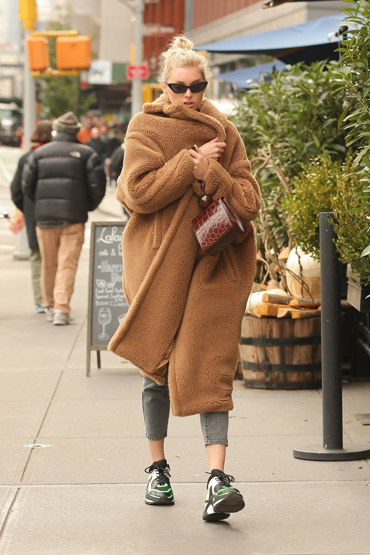 Elsa Hosk Out and About in New York 2018/10/26