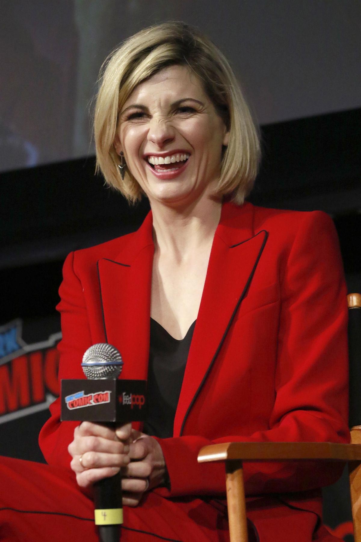 Jodie Whittaker at Doctor Who Panel at New York Comic-con 2018/10/07