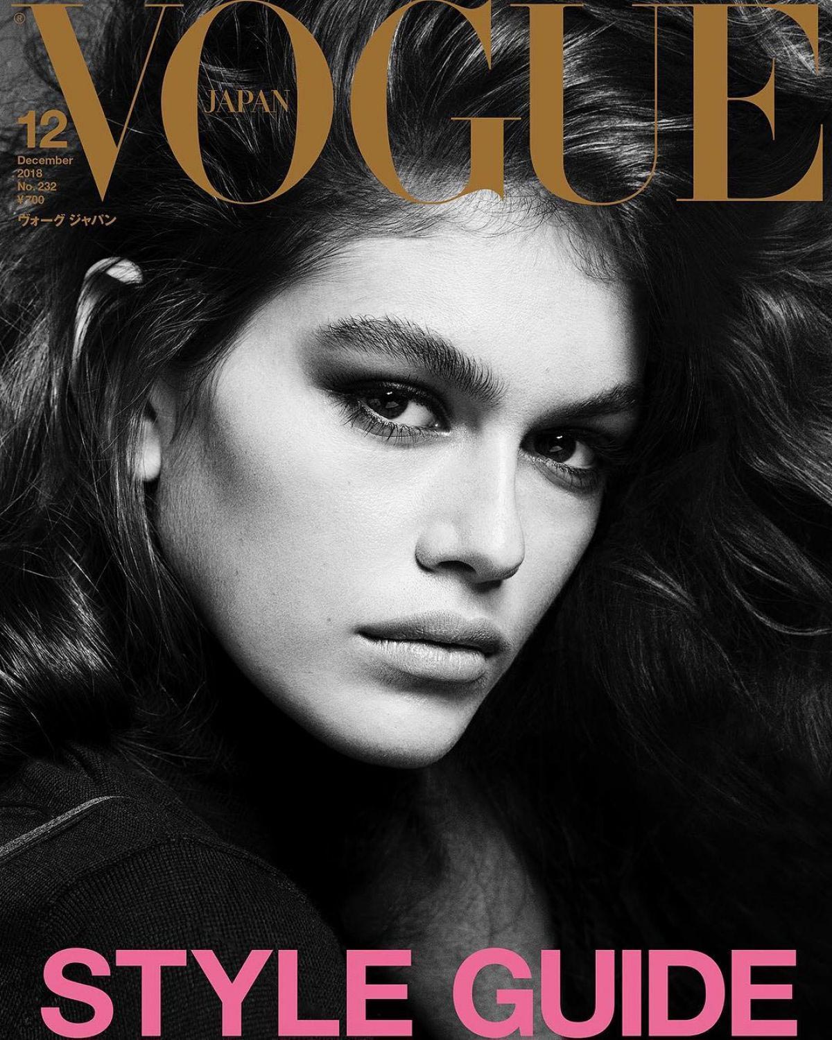 Kaia Gerber for Vogue Magazine, Japan December 2018