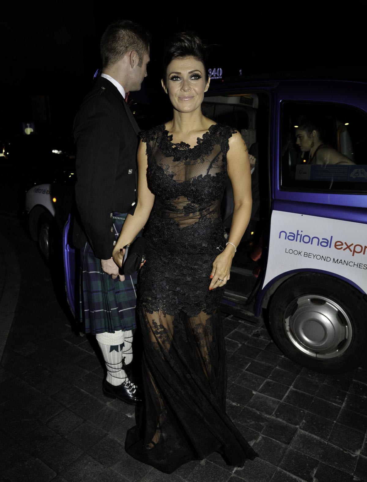 Kym Marsh at Manchester Fashion Festival at Midland Hotel 2018/10/13