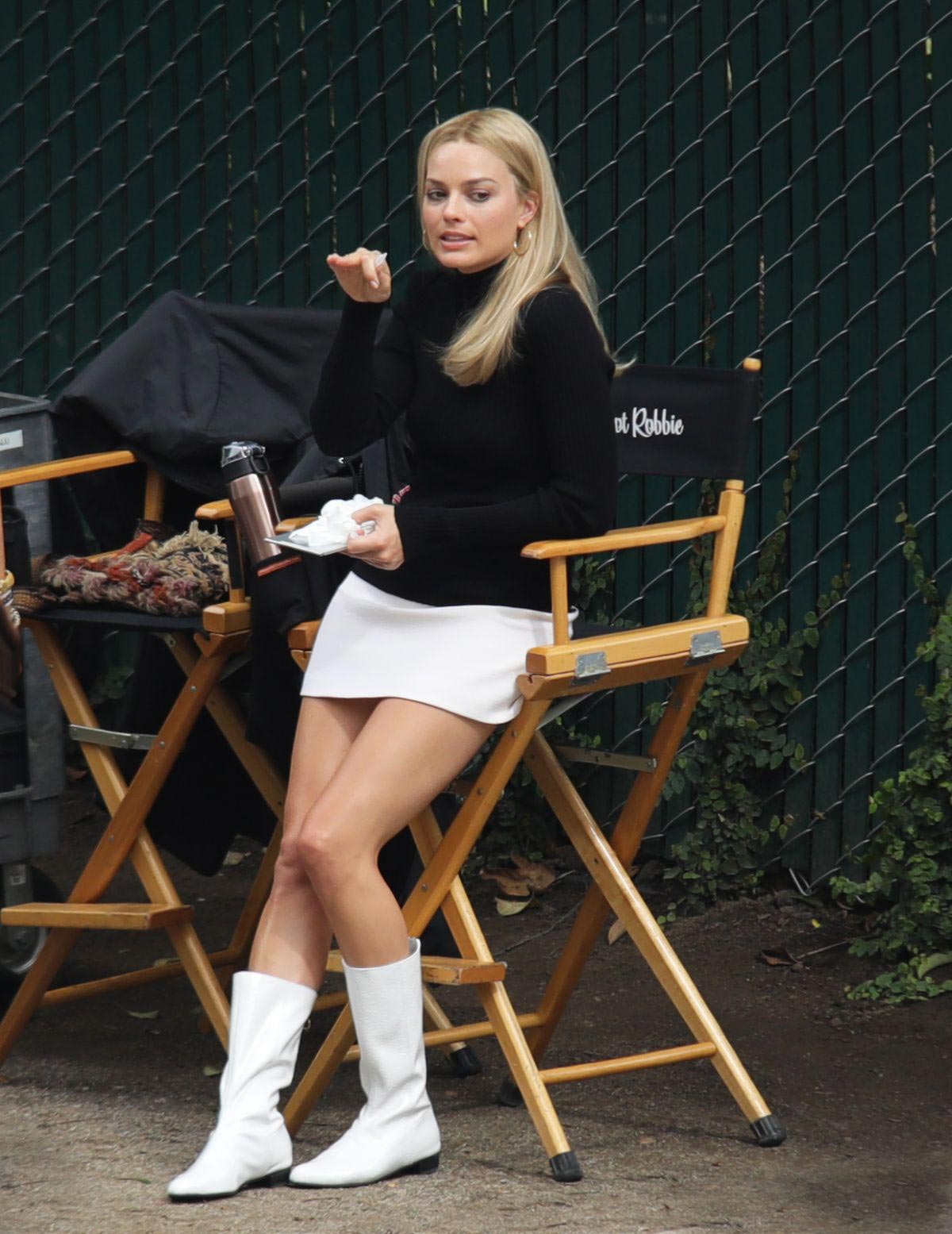 Margot Robbie on The Set of Once Upon a Time in Hollywood 2018/10/14