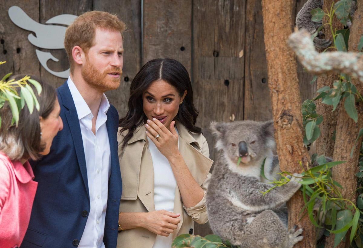 Meghan Markle at Taronga Zoo in Sydney 2018/10/16