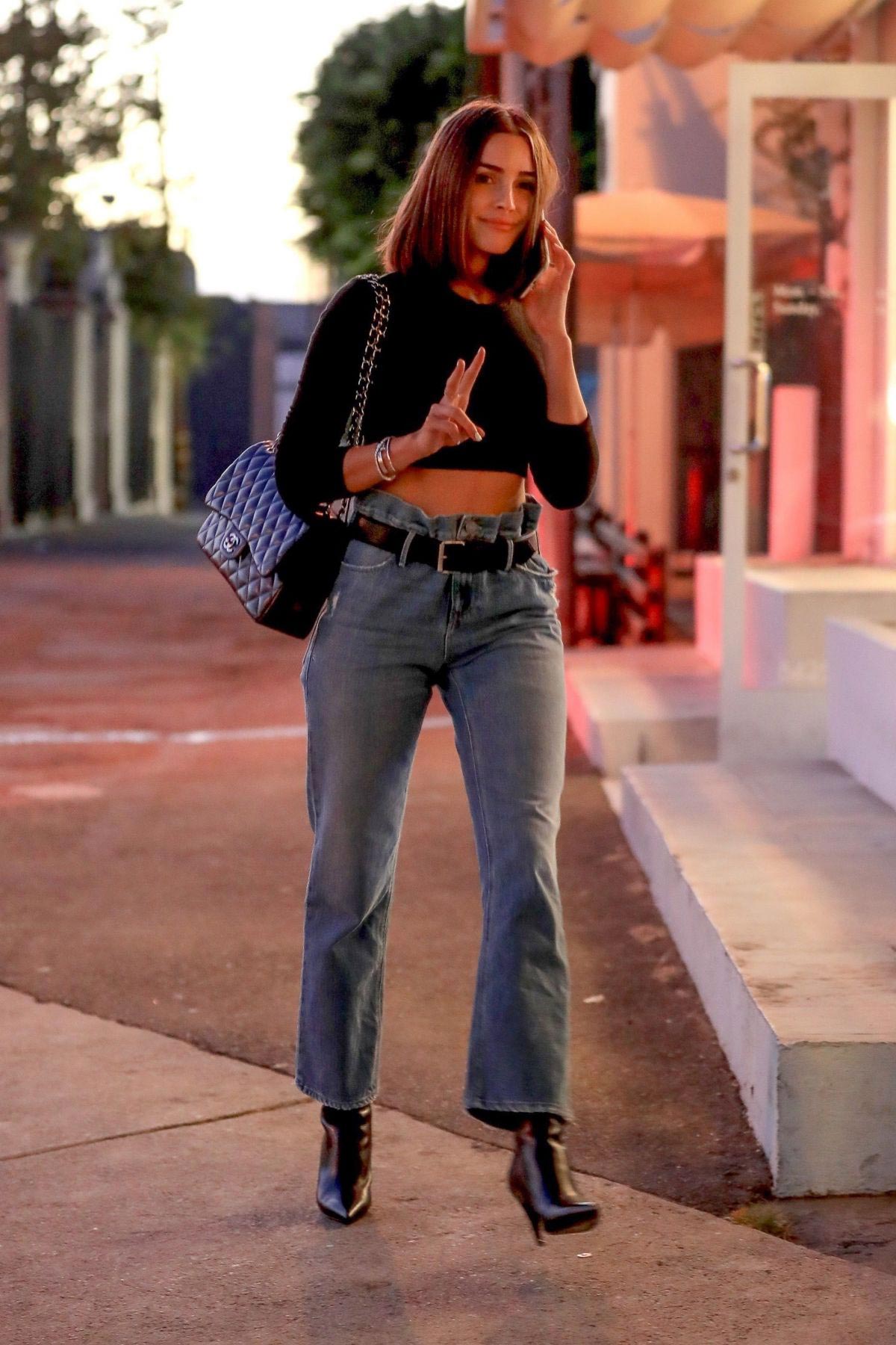 Olivia Culpo at Kate Somerville Skin Care Clinic in Los Angeles 2018/10/08