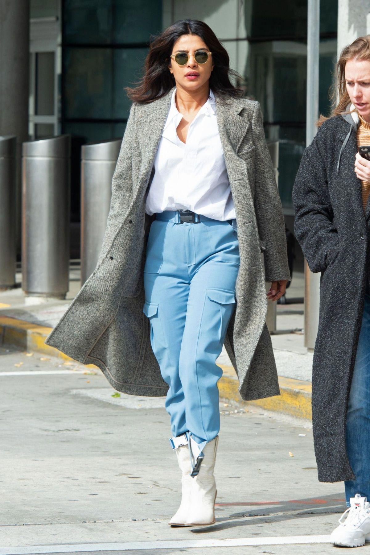 Priyanka Chopra at JFK Airport in New York 2018/10/16