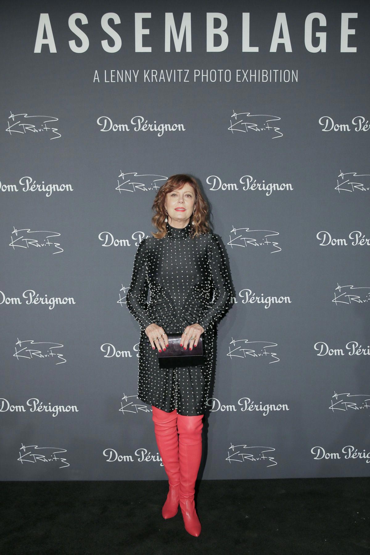 Susan Sarandon Assemblage Lenny Kravitz Exhibition in New York 2018/09/28