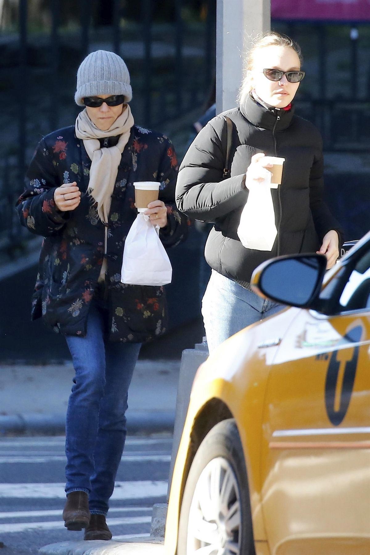 Vanessa Paradis and Lily-Rose Depp Out in New York 2018/10/19