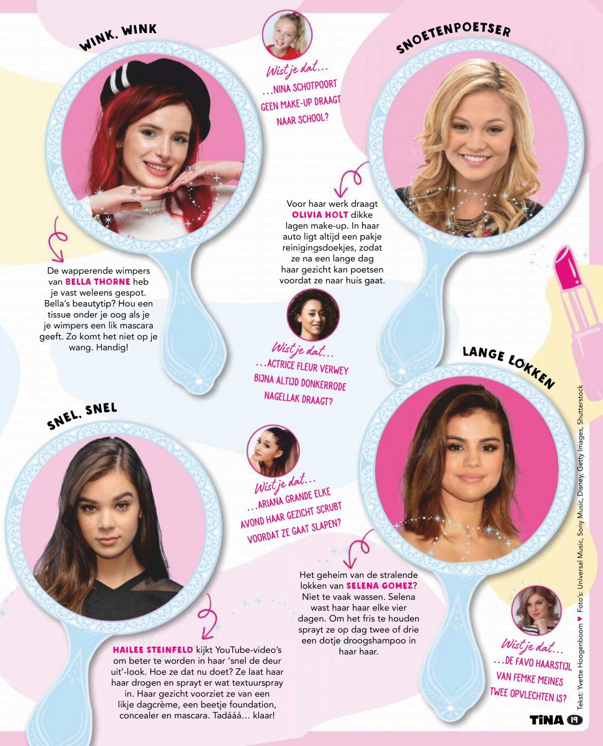 Hailee Steinfeld in Tina Magazine, Netherlands November 2018