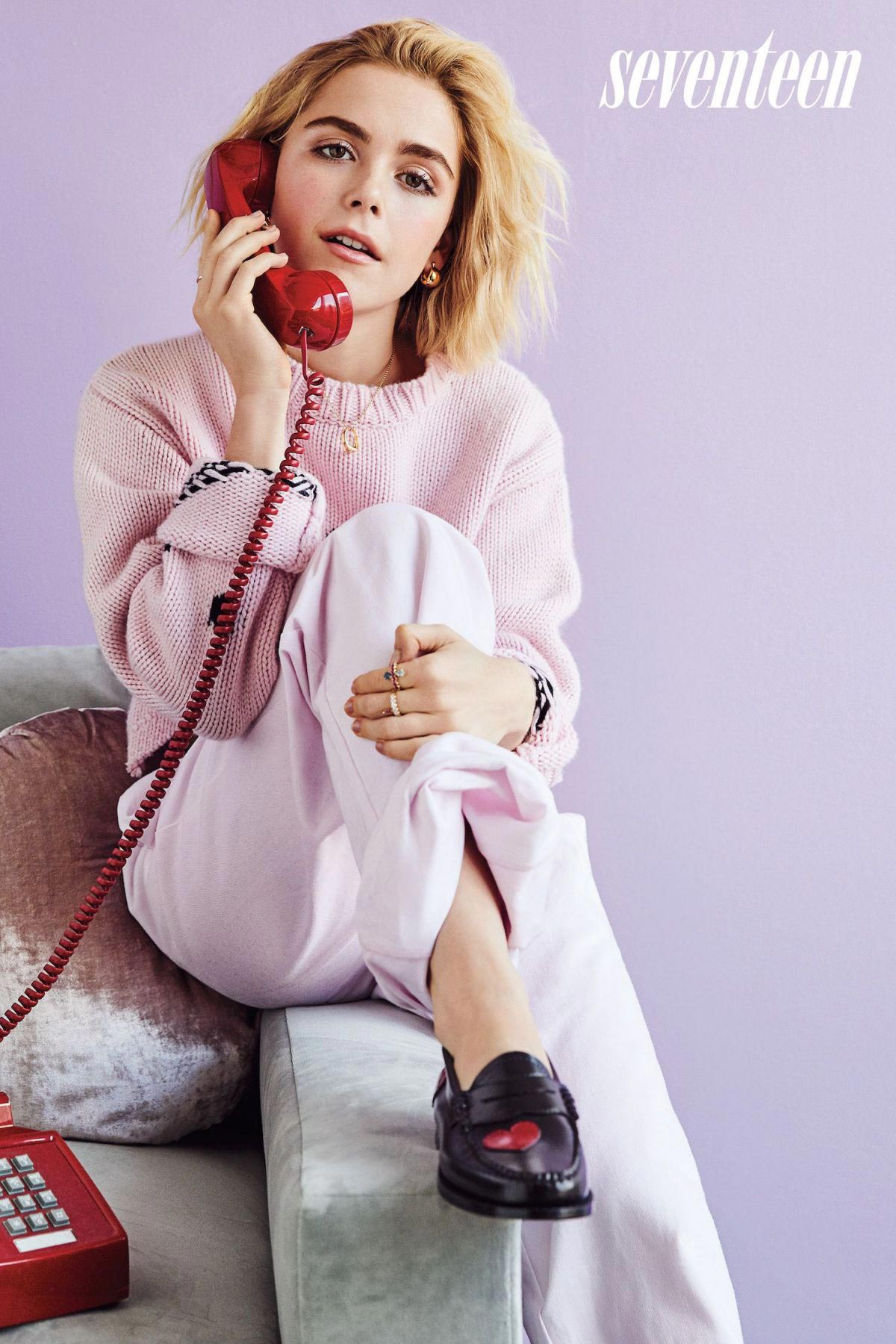 Kiernan Shipka in Seventeen Magazine, December 2018