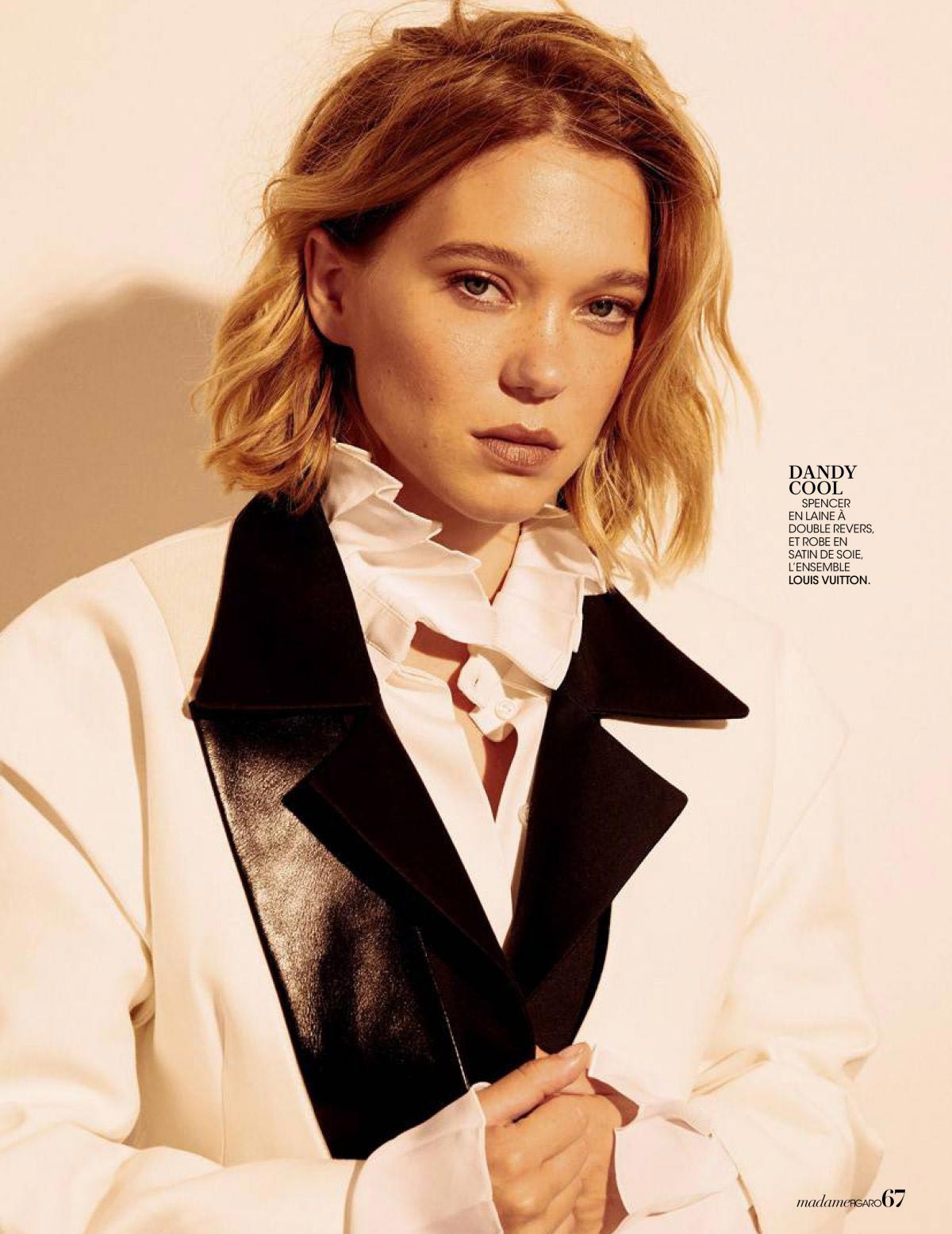 Lea Seydoux in Madame Figaro, November 2018