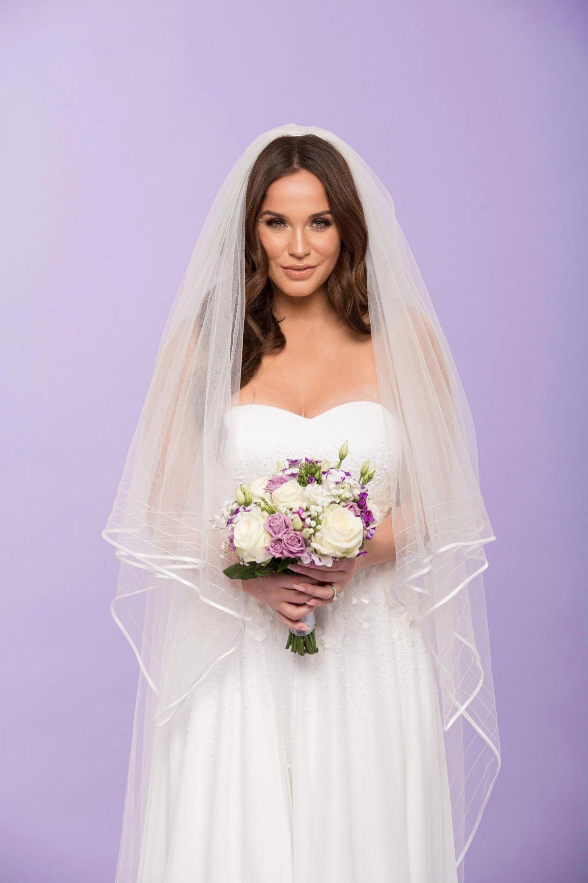 Vicky Pattison on the Set of a Wedding Theme Photoshoot, November 2018