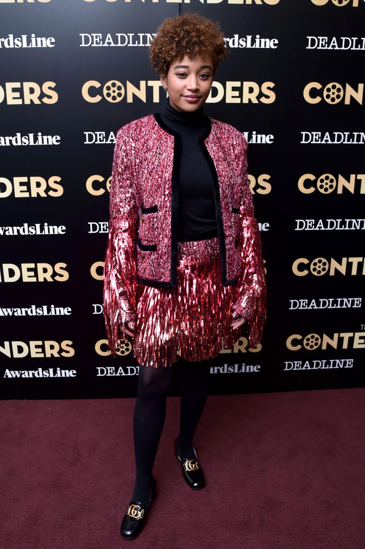 Amandla Stenberg at The Hate U Give Presentation at Contenders New York 2018/12/01