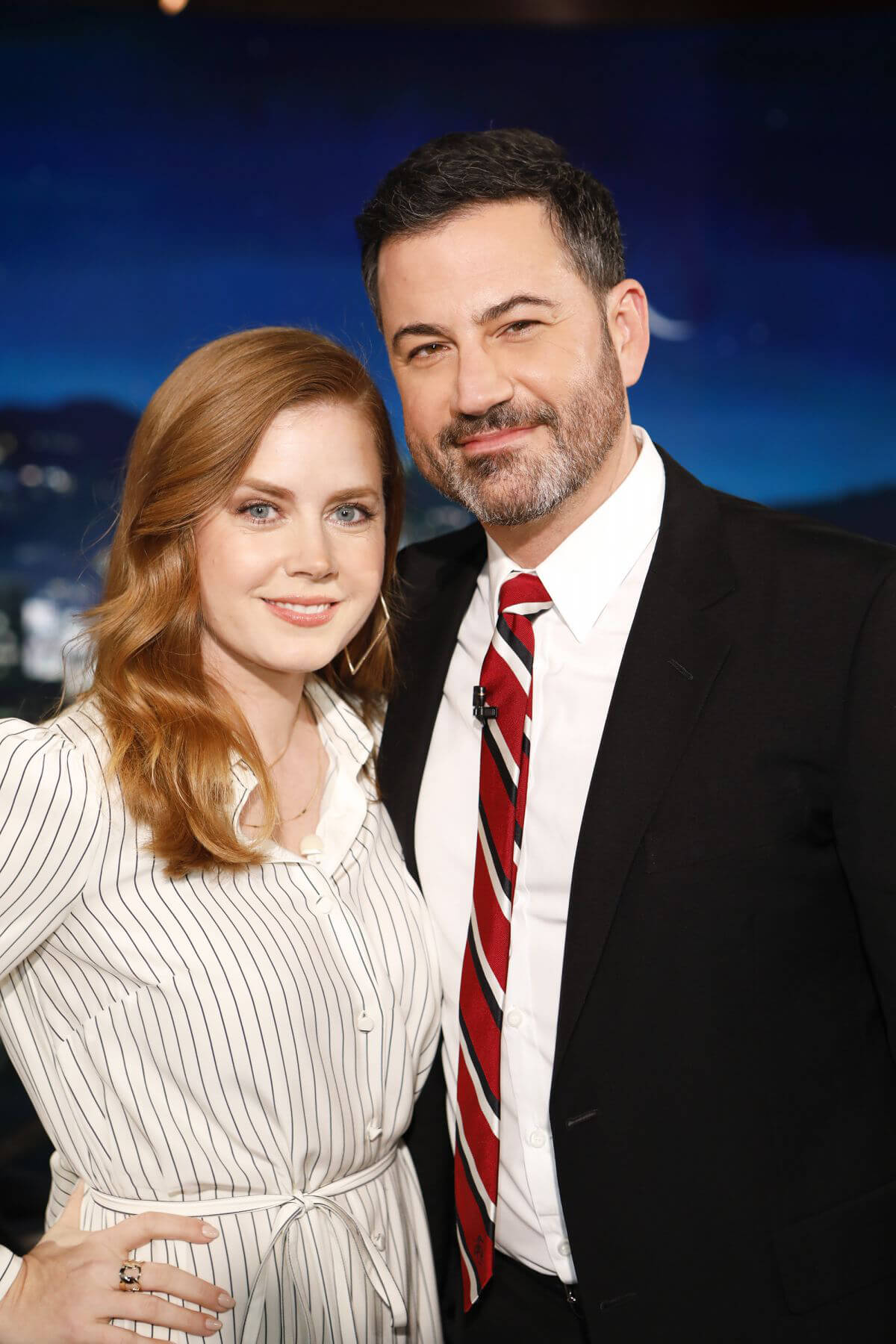 Amy Adams Arrives at Jimmy Kimmel Live in Los Angeles 2018/12/13