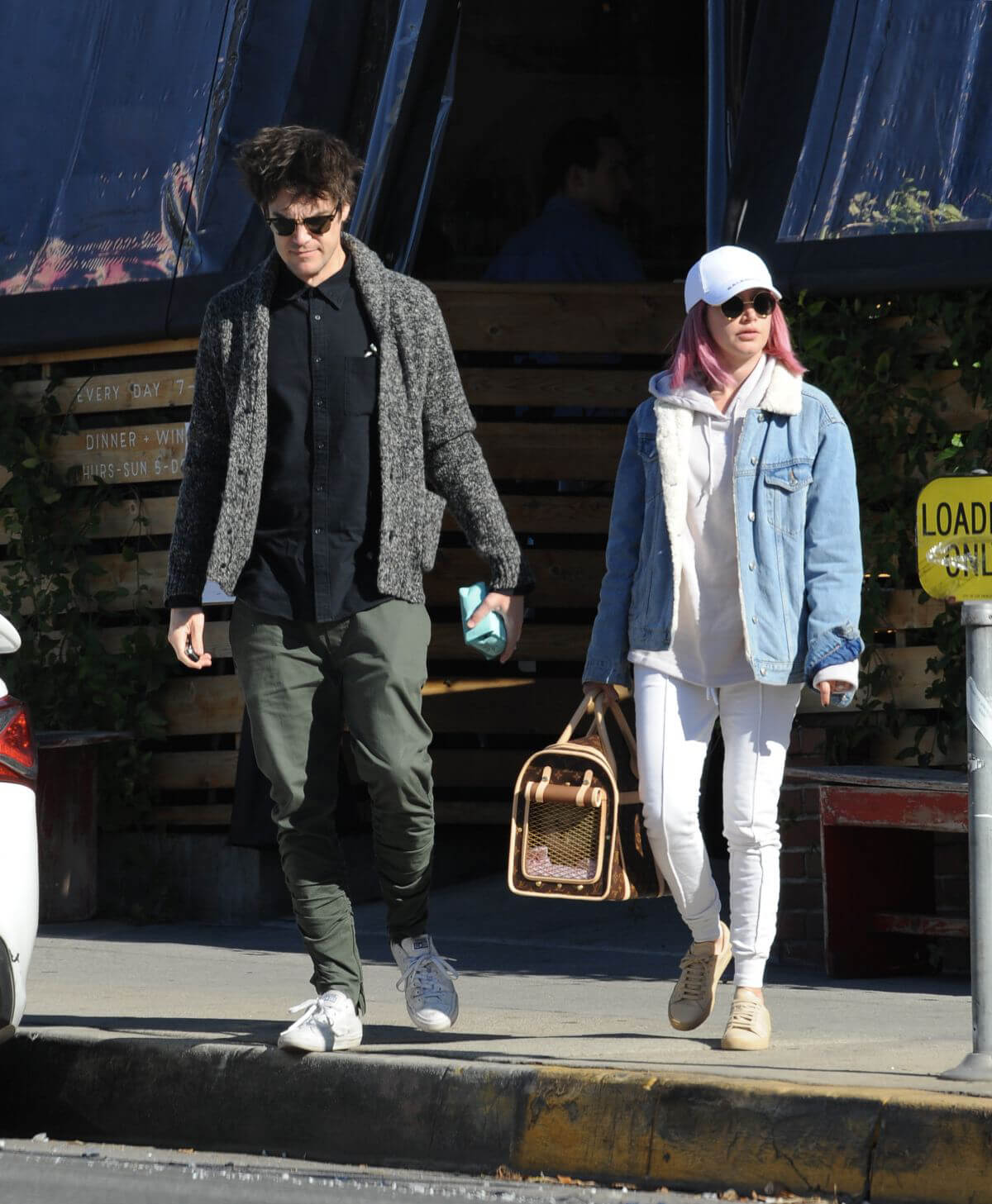 Ashley Tisdale and Christopher French at All Time Eatery in Los Angeles 2018/12/30