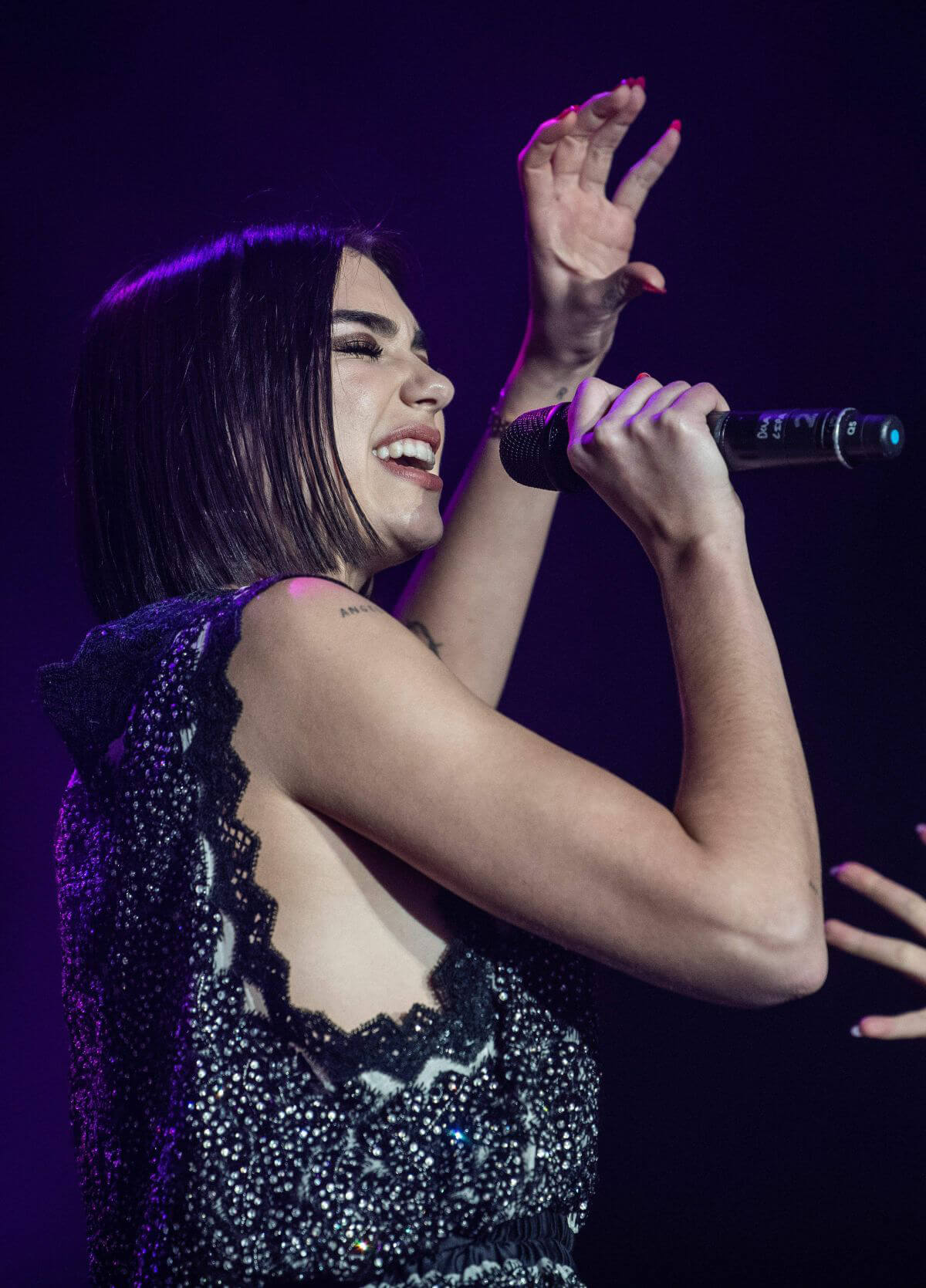 Dua Lipa at Streets of London Fundraiser Charity Concert at Wembley Arena 2018/12/20