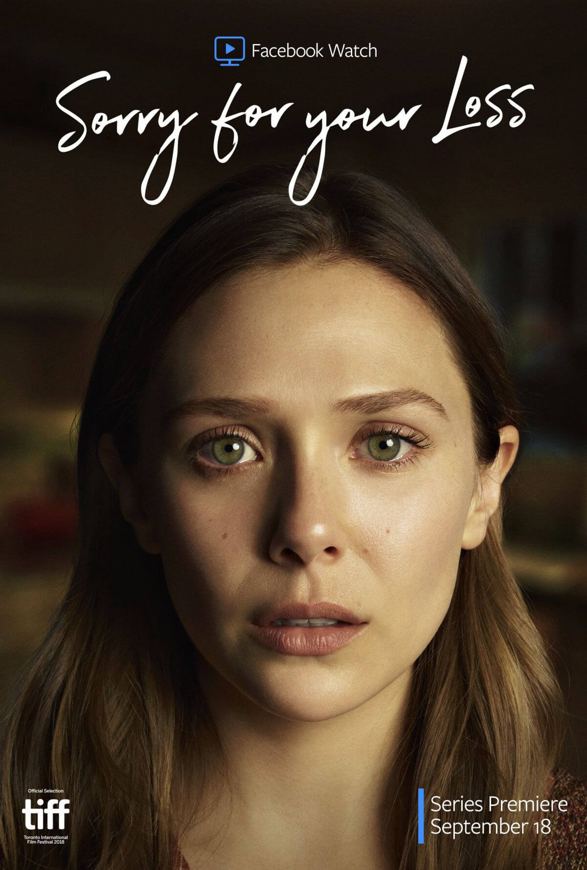 Elizabeth Olsen at Sorry for Your Loss Poster and Trailer