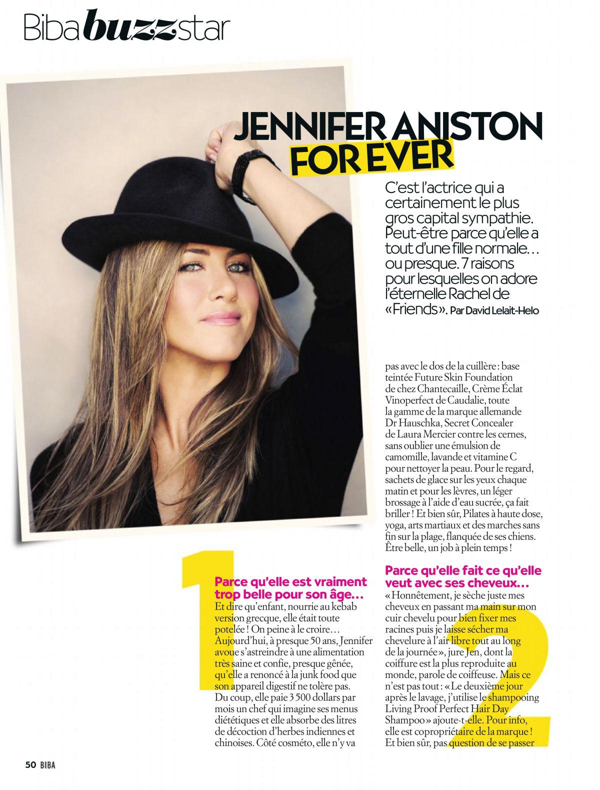 Jennifer Aniston in Biba Magazine, December 2018