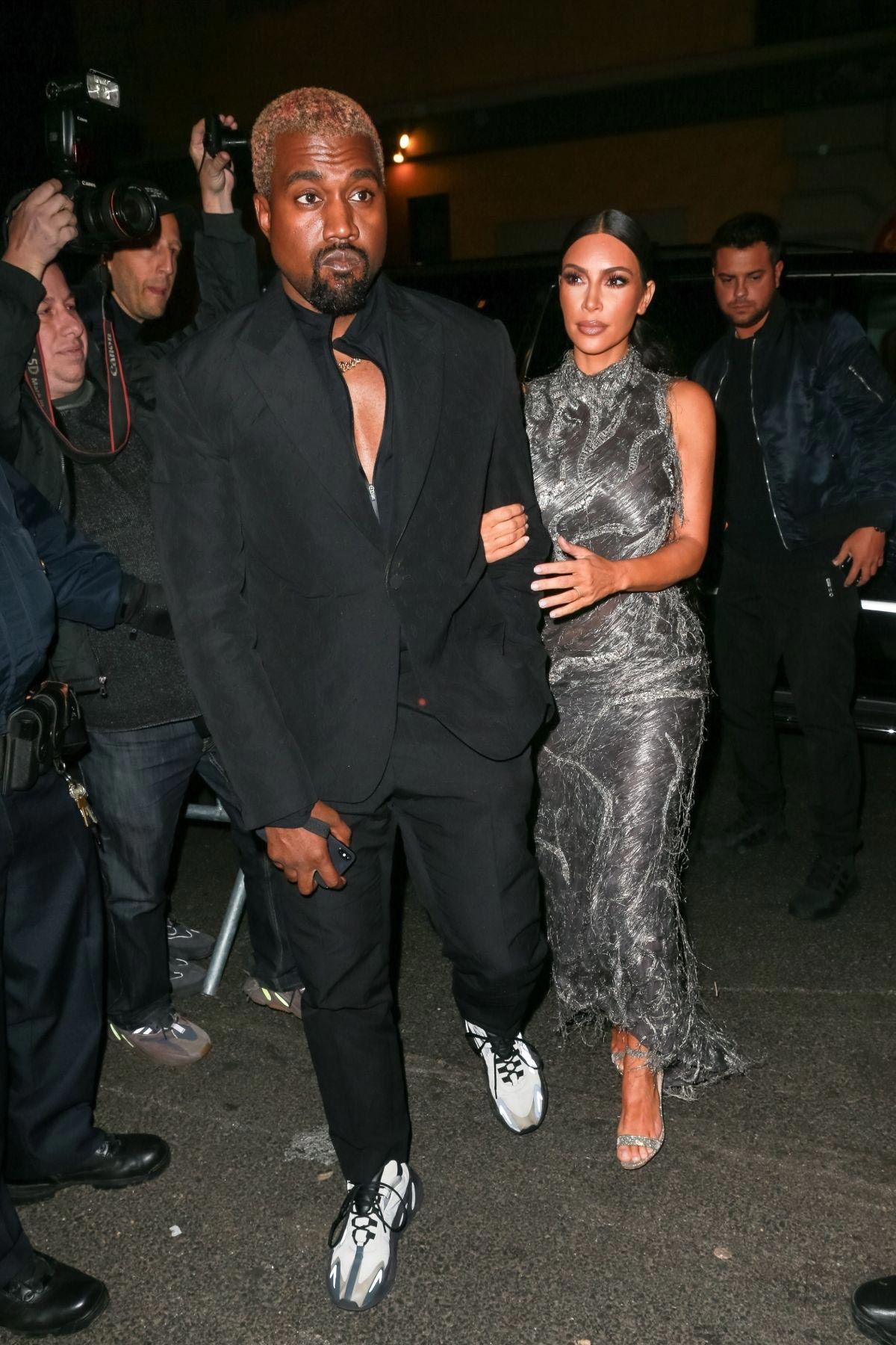 Kim Kardashian and Kanye West at Cher Musical in New York 2018/12/03