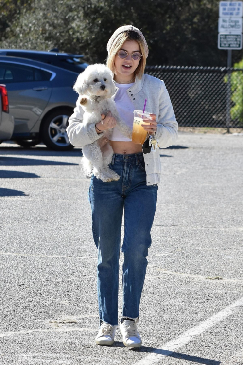 Lucy Hale at a Dog Park in Los Angeles 2018/12/08 5