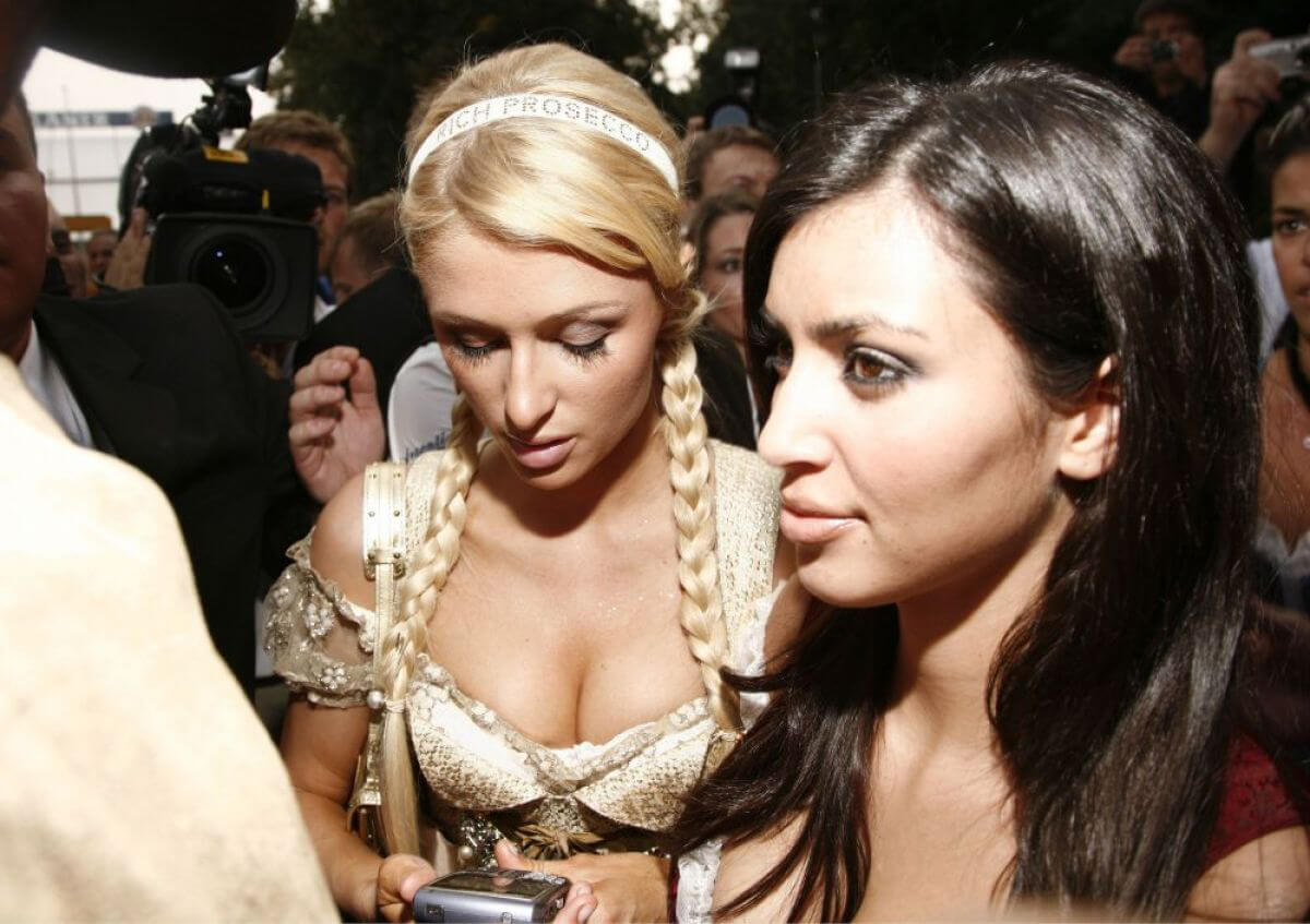 Paris Hilton and Kim Kardashian at Oktoberfest in Germany 2006/25/09