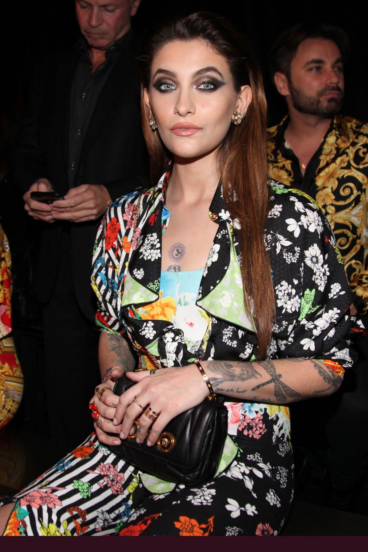 Paris Jackson at Versace Pre-fall 2019 Fashion Show in New York 2018/12/02