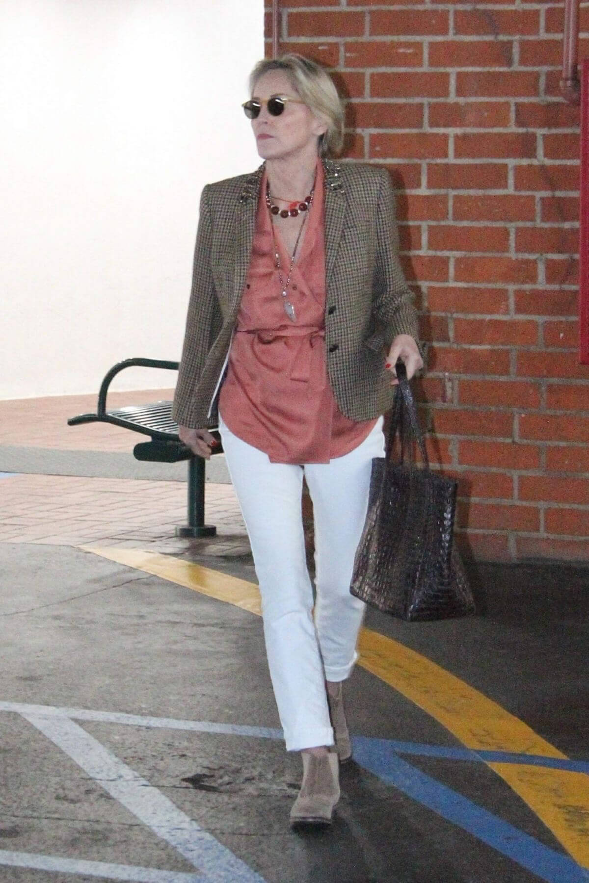 Sharon Stone Out and About in Beverly Hills 2018/12/17