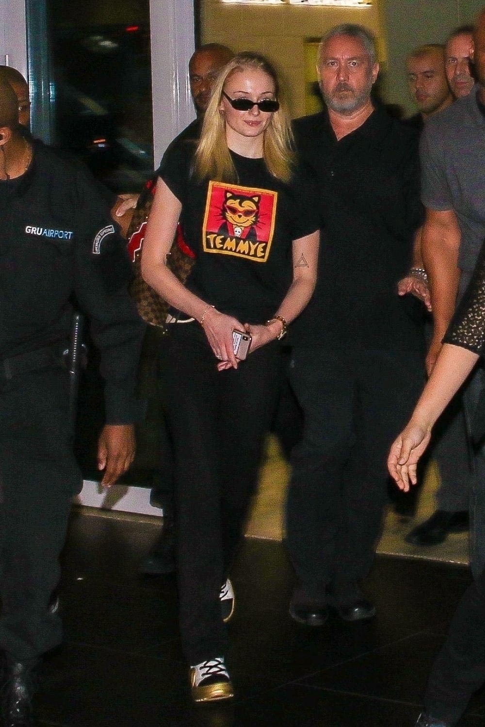 Sophie Turner at Airport in Sao Paulo 2018/12/06