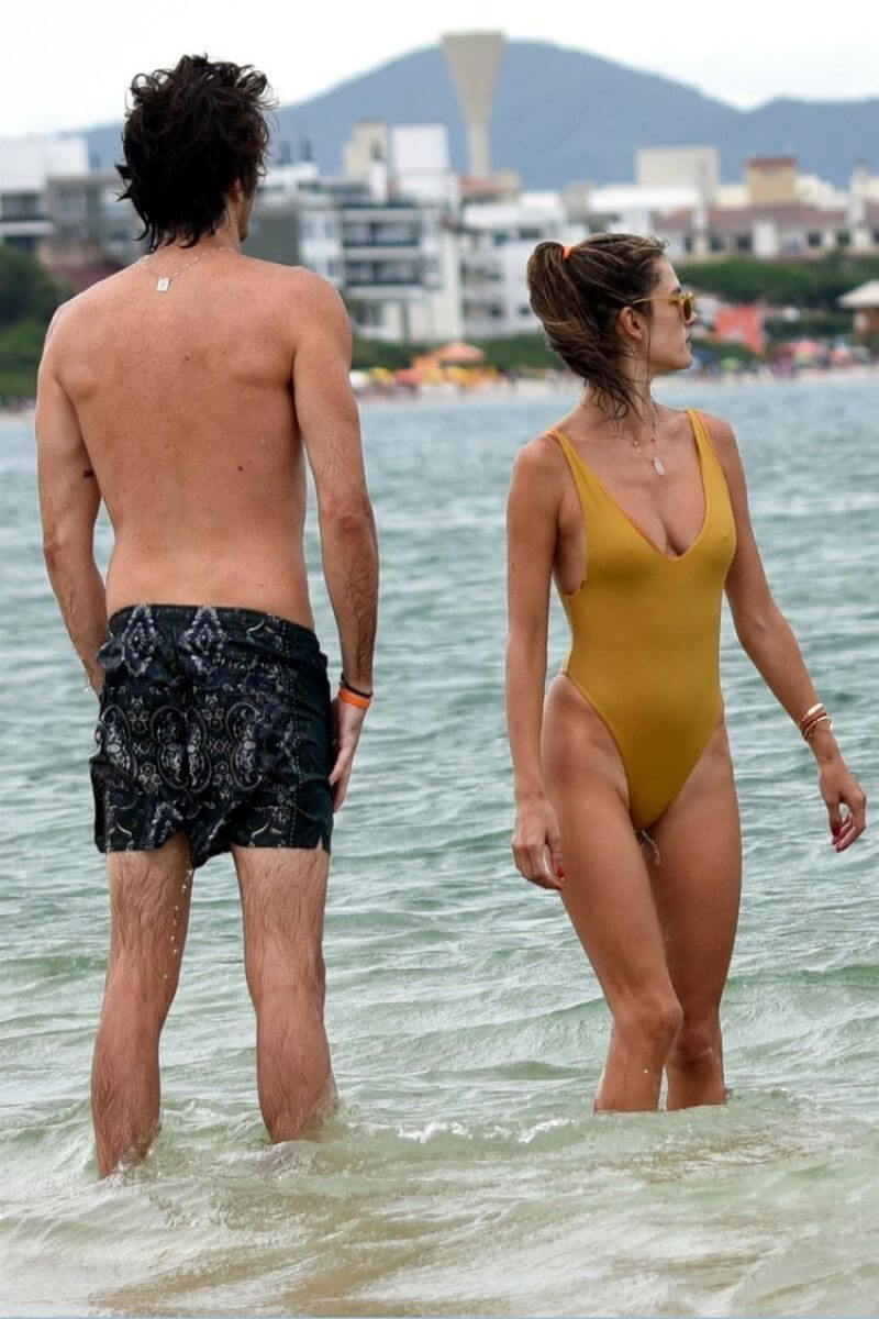 Alessandra Ambrosio in Swimsuit at a Beach in Brazil 2019/01/04