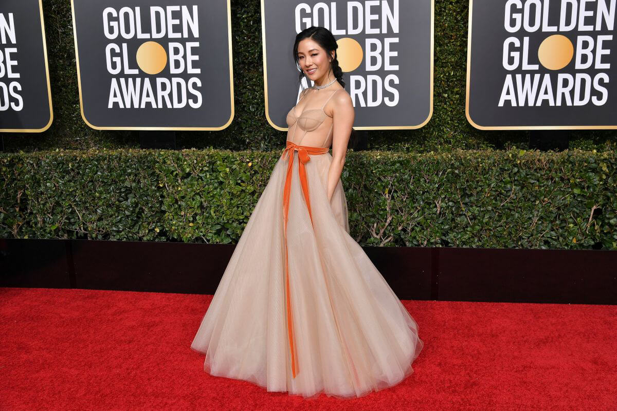 Constance Wu at 2019 Golden Globe Awards in Beverly Hills 2019/01/06