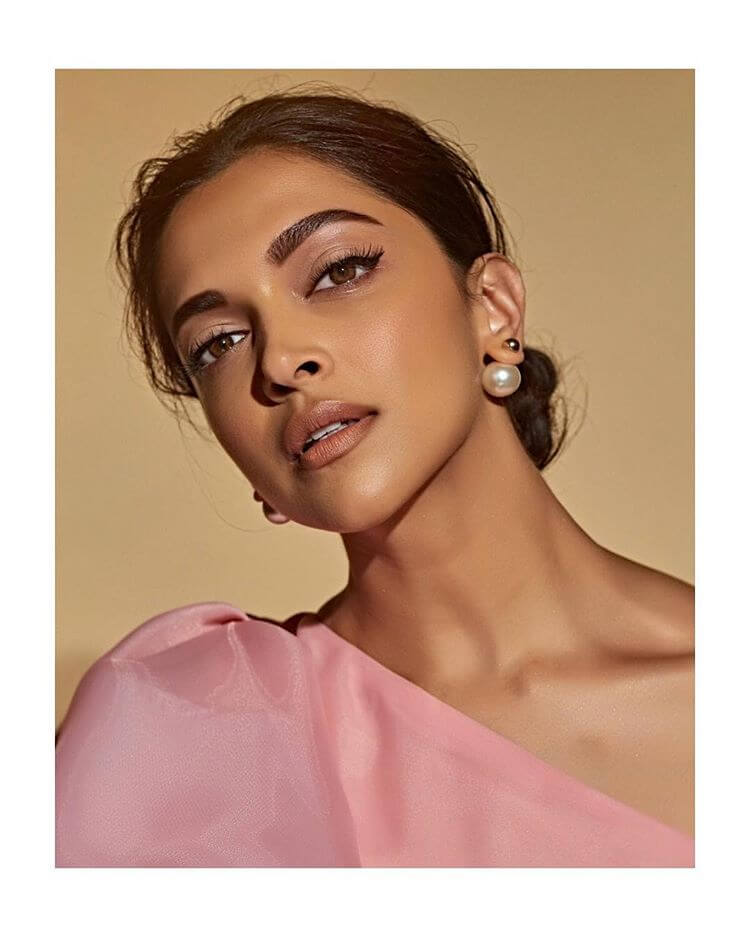 Deepika Padukone Photoshoot in Pink One Shoulder Top and Red Trousers on January 16, 2019