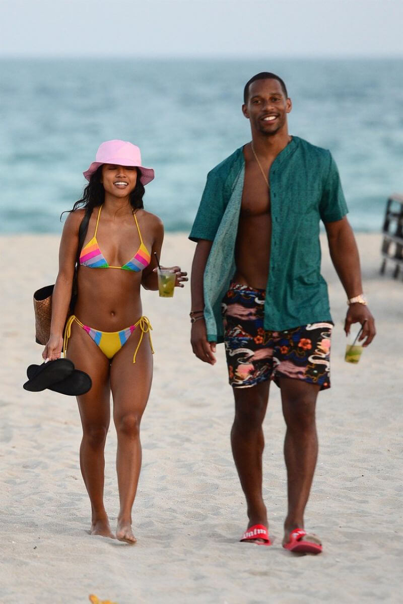 Karrueche Tran in Bikini at a Beach in Miami 2019/01/02