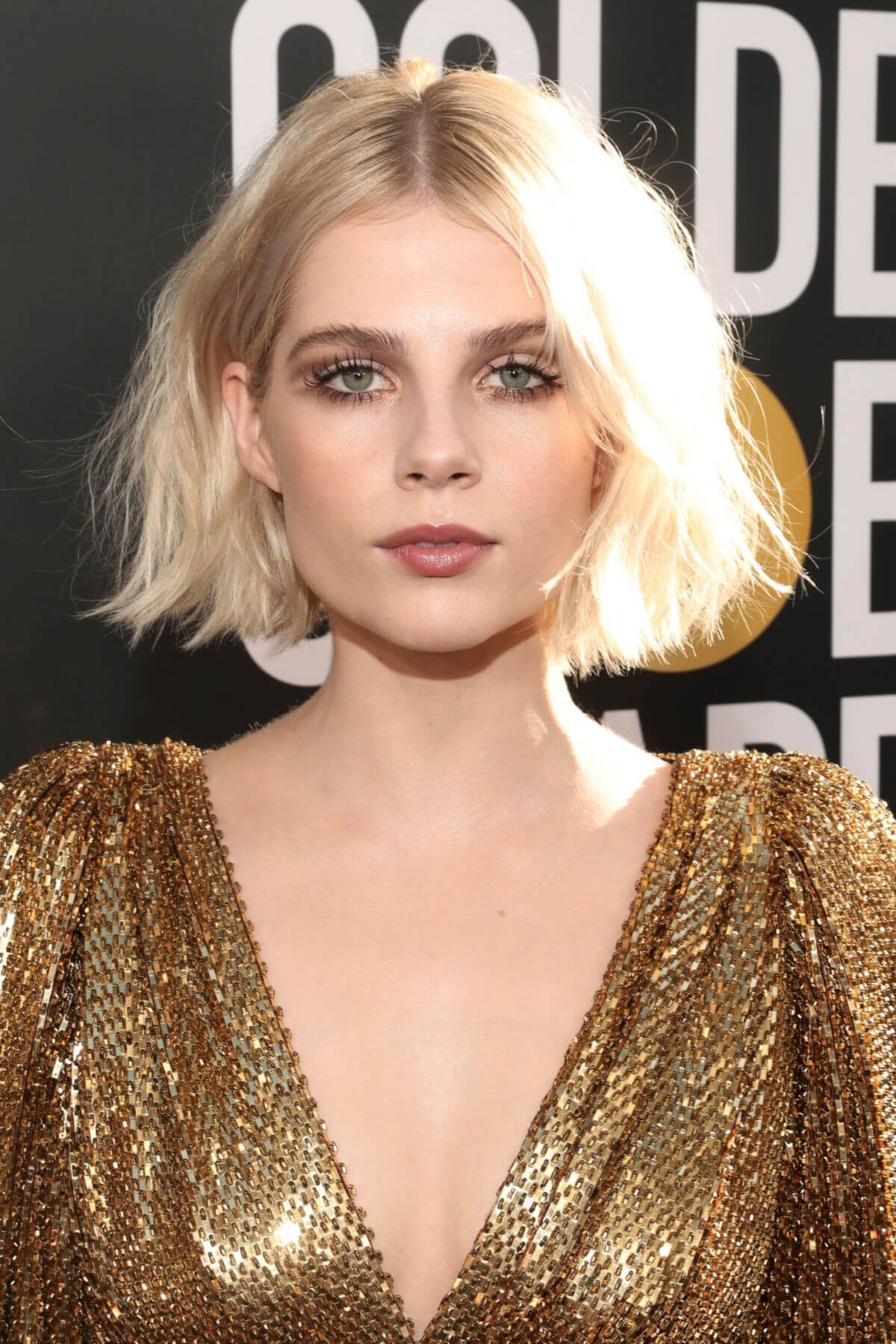 Lucy Boynton at 2019 Golden Globe Awards in Beverly Hills 2019/01/06